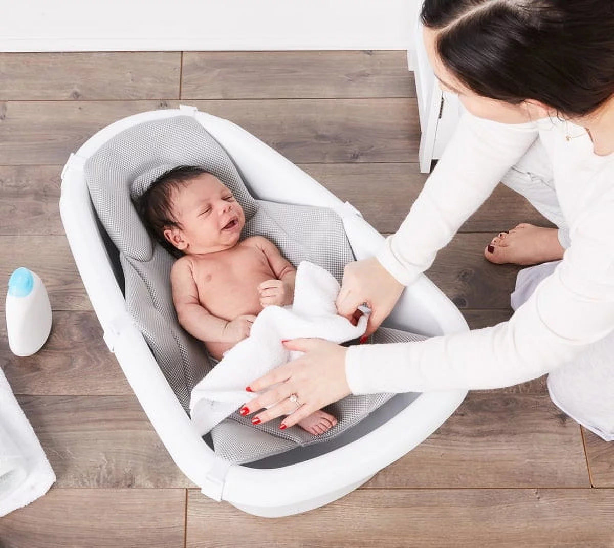 Baby Basics Grow with Me Bath Tub, 3-In-1 Bath Tub