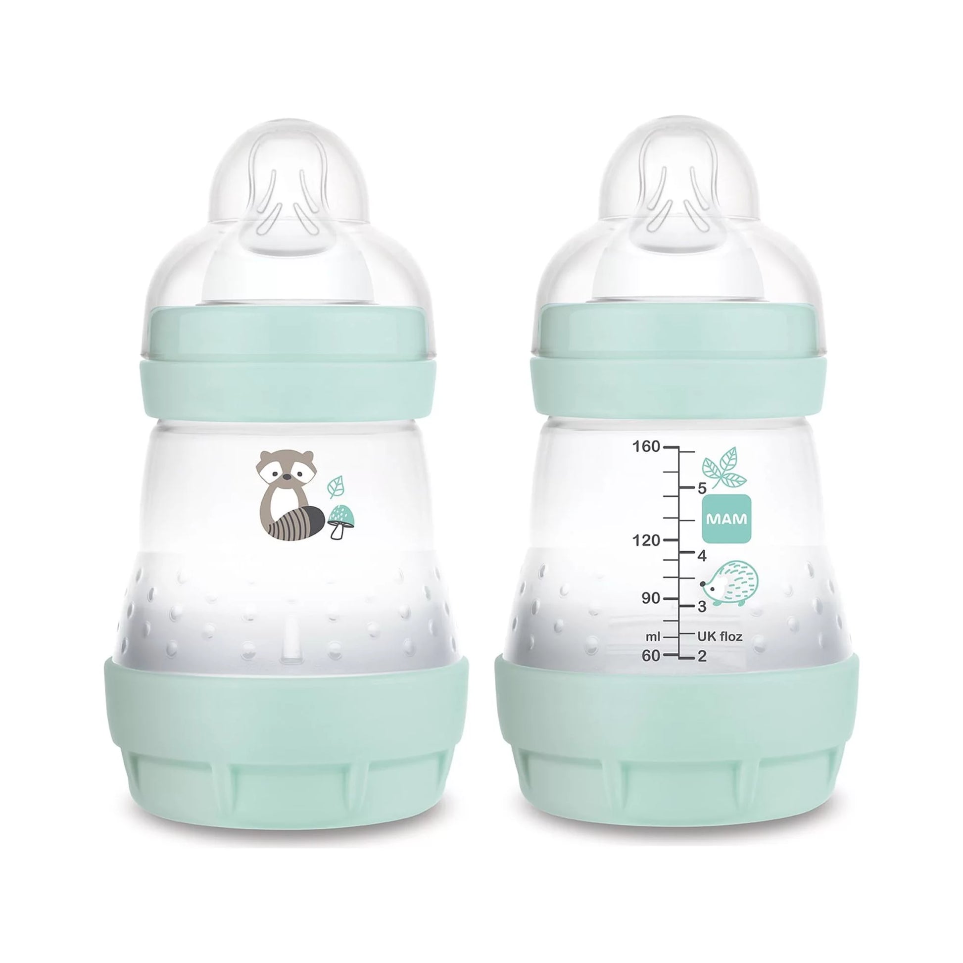 Easy Start Anti-Colic Matte Bottle 5 Oz, 2 Pack Sage