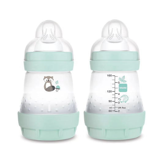 Easy Start Anti-Colic Matte Bottle 5 Oz, 2 Pack Sage