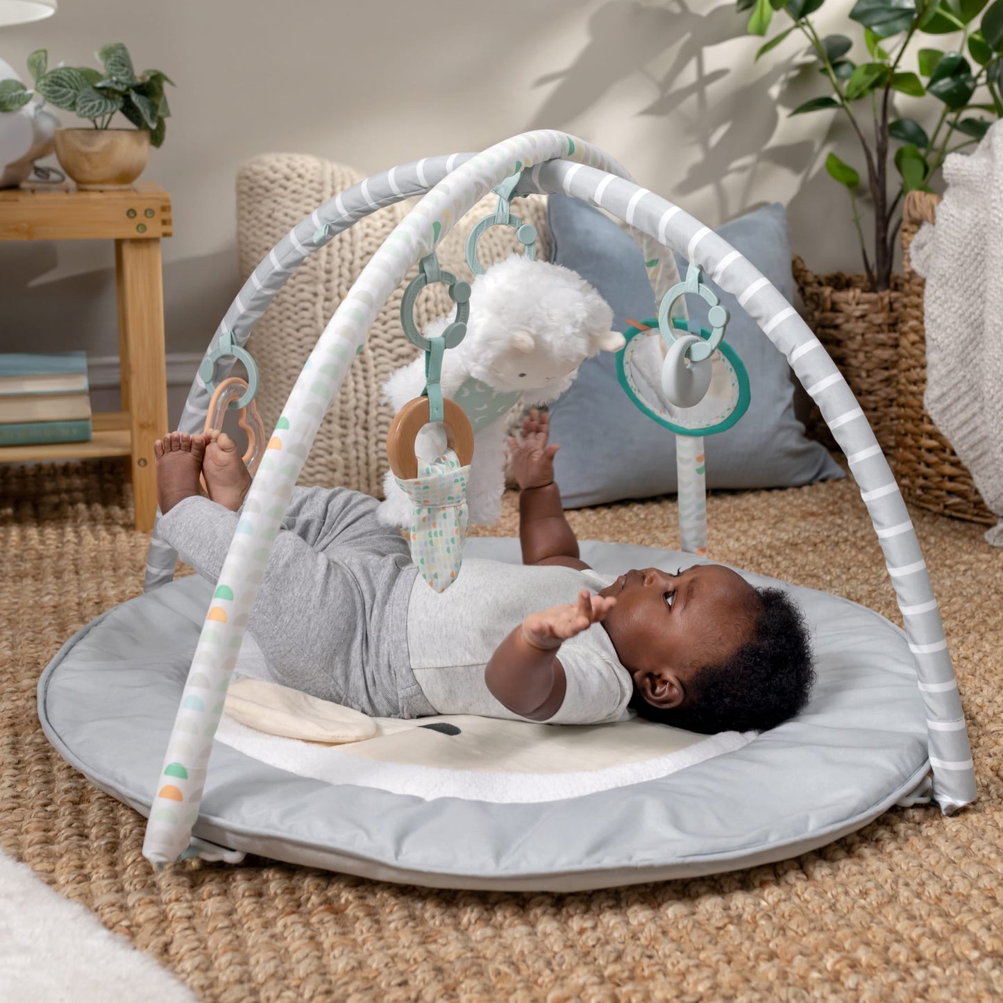 Sheppy’S Spot Ultra Plush Baby Activity Gym & Tummy Time Mat, Newborn and up - Corrie