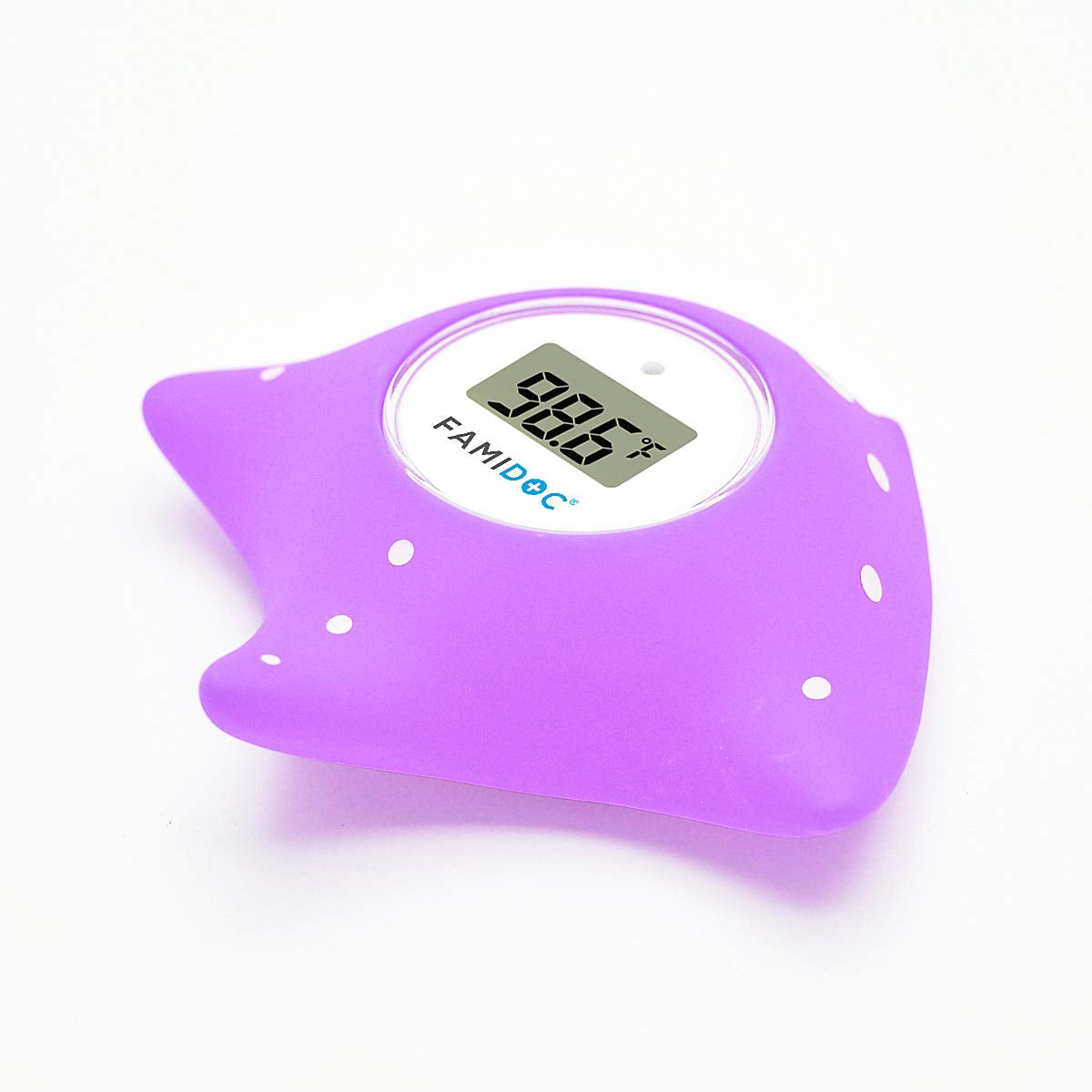 Baby Bath Thermometer with Room Thermometer NEW Upgraded Sensor Technology for Baby Bath Tub Floating Toy Thermometer (Purple)