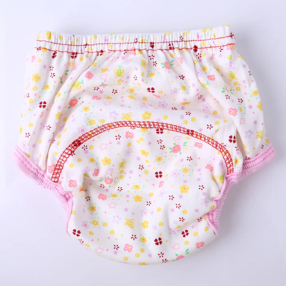 Cartoon Baby Washable Diaper Waterproof Pants Diaper Cover Underwear Reusable Diaper Baby Training Panties Baby Underwear