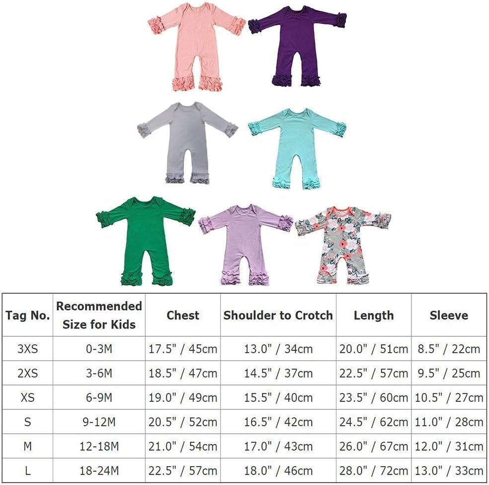 Toddler Baby Girl Icing Ruffle Jumpsuit Pants Long Sleeve Romper Birthday Outfit