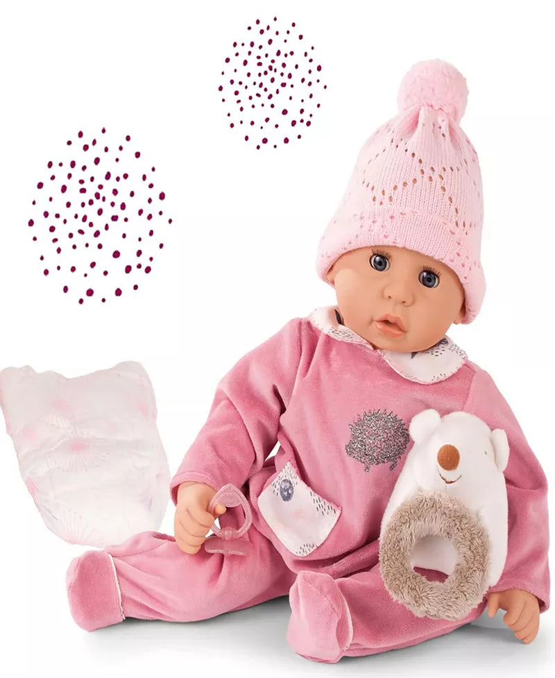 Cookie Hedgehog Soft Baby Doll in Pink