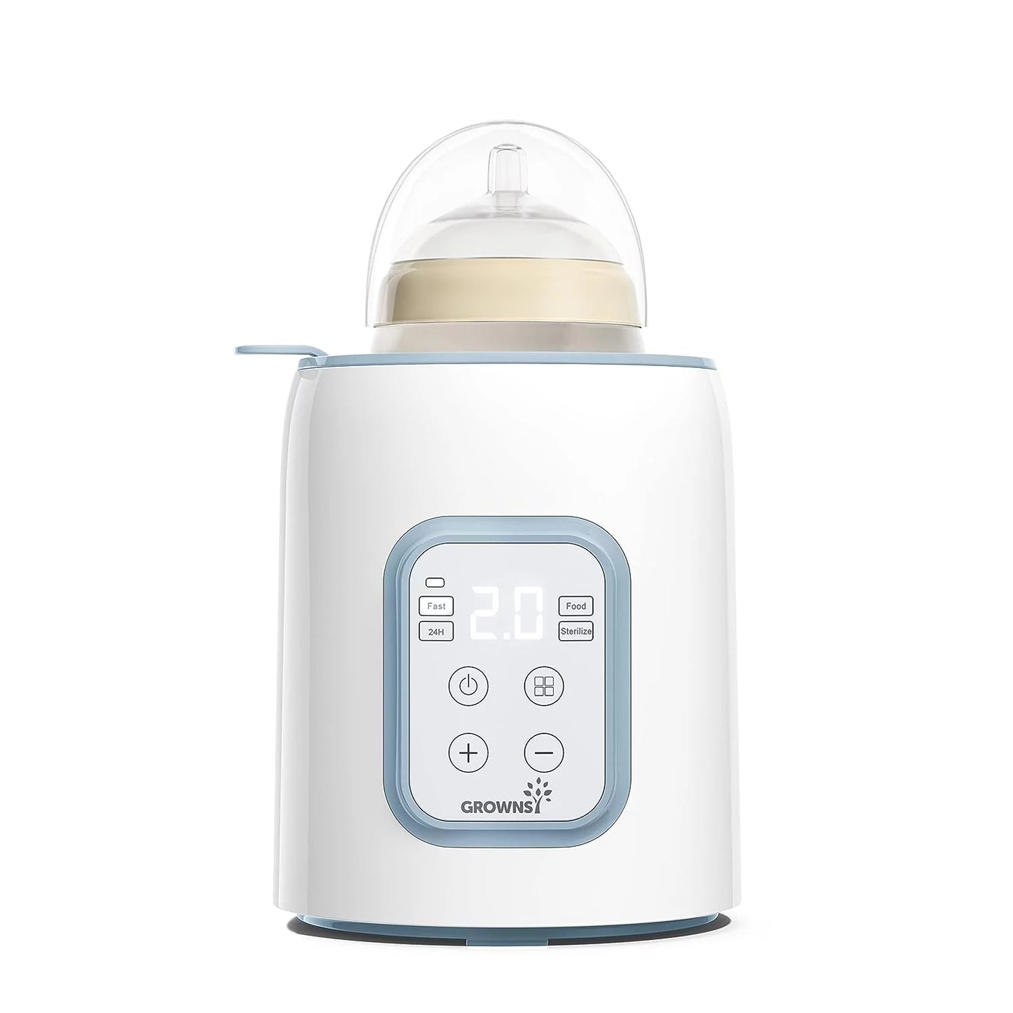 Bottle Warmer with Timer for Breastmilk or Formula, Accurate Temperature Control, Fits for All Bottles-Blue