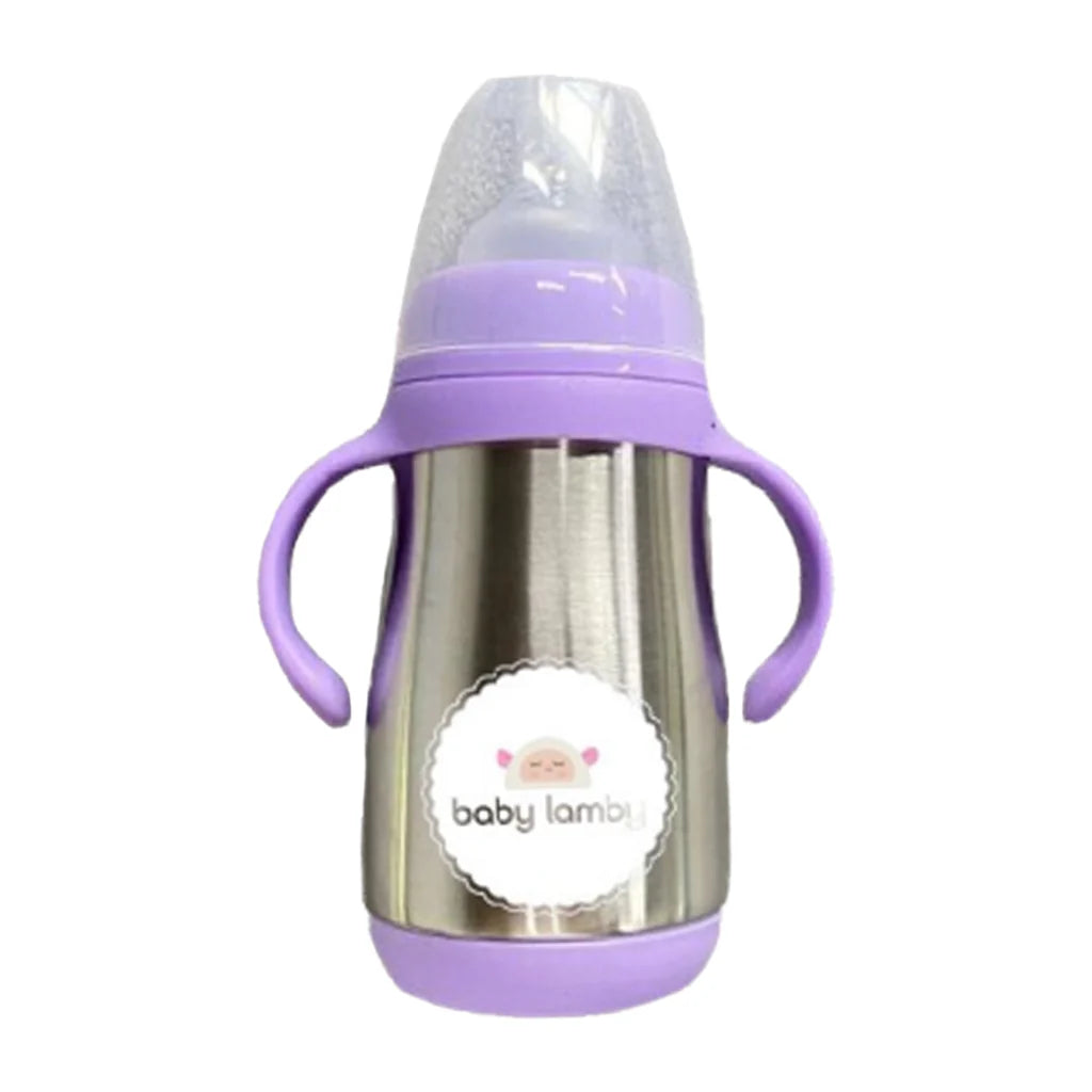 Baby Lamby Stainless Steel Baby Bottles - Environmentally-Safe - Dual Insulation