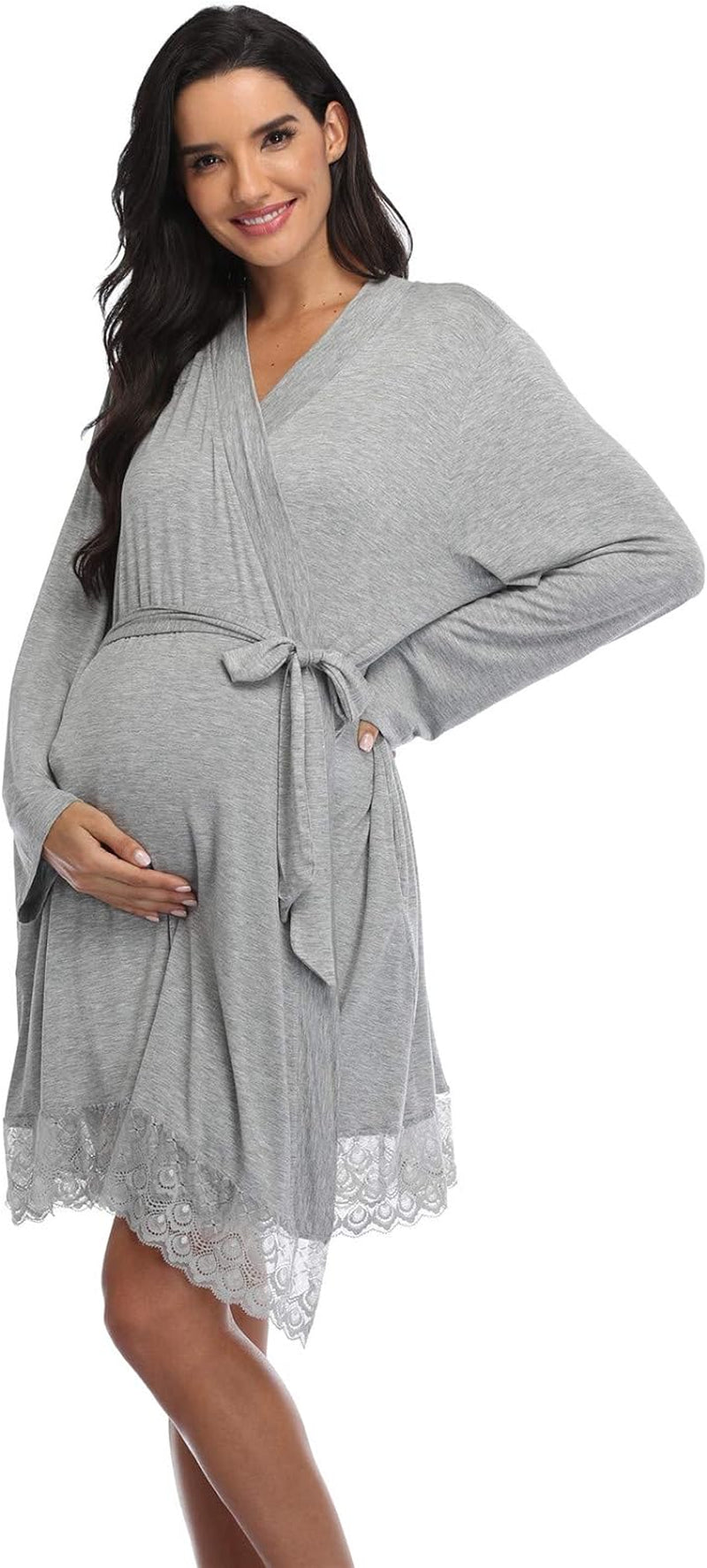 Robes for Women Maternity Robe for Hospital Robes Labor Delivery Robes Pregnancy Nursing Robes Sleepwear