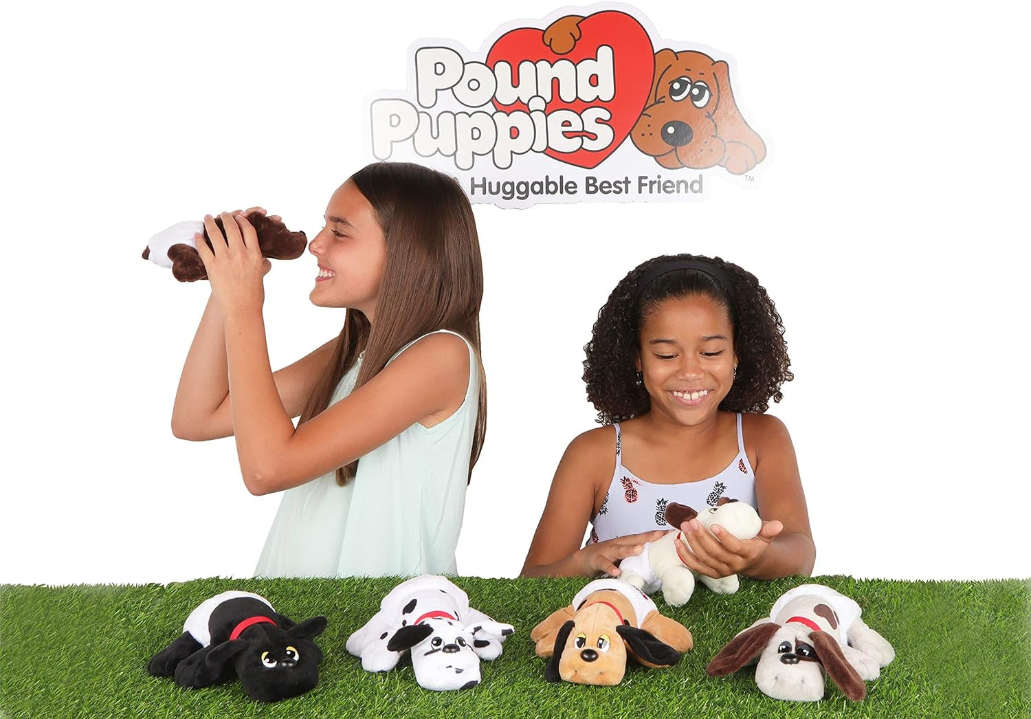 Pound Puppies Newborns - Classic Stuffed Animal Plush Toy - 8" - Black - Great Gift for Boys & Girls