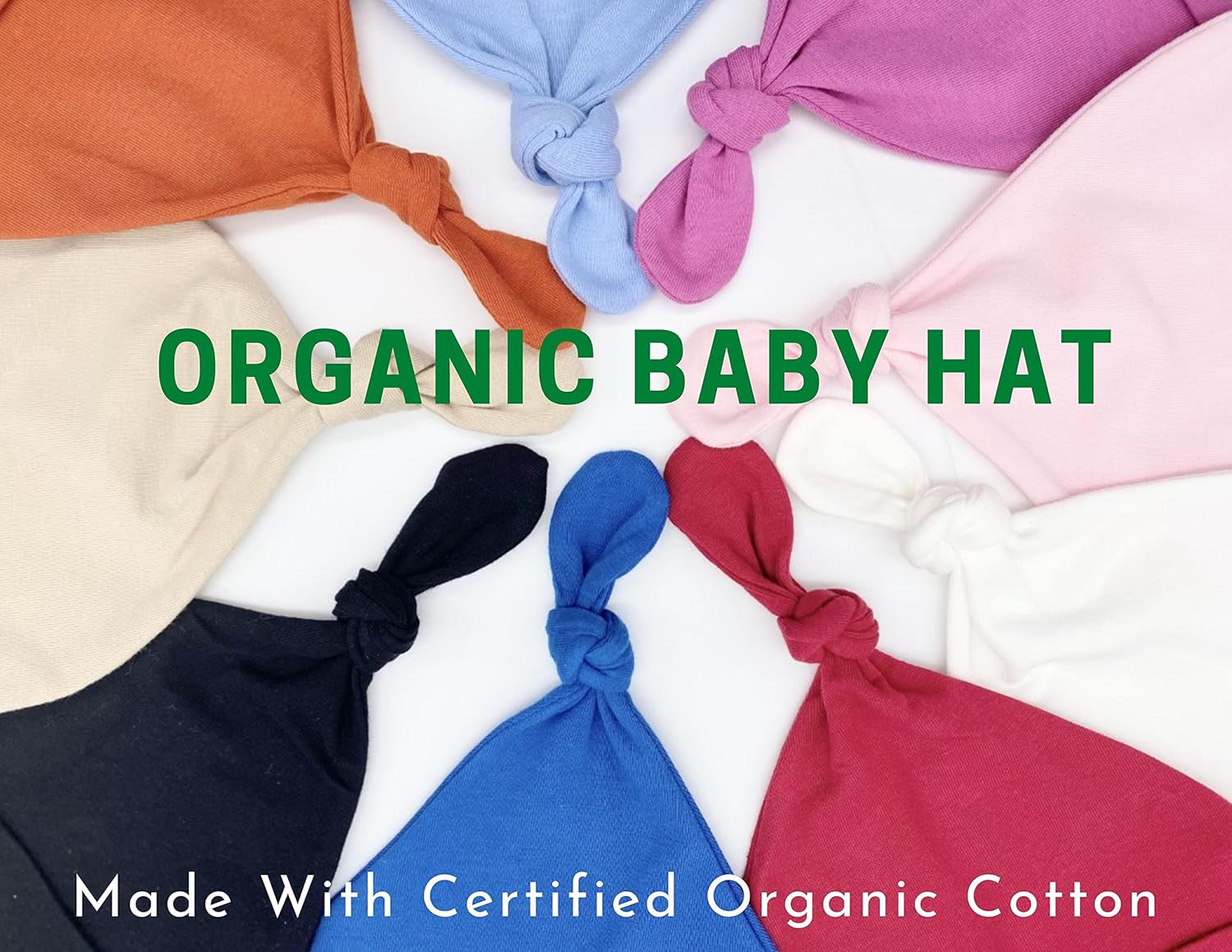 Organic Baby Hat for Boys/Girls/Newborns/Infant Hospital Hat