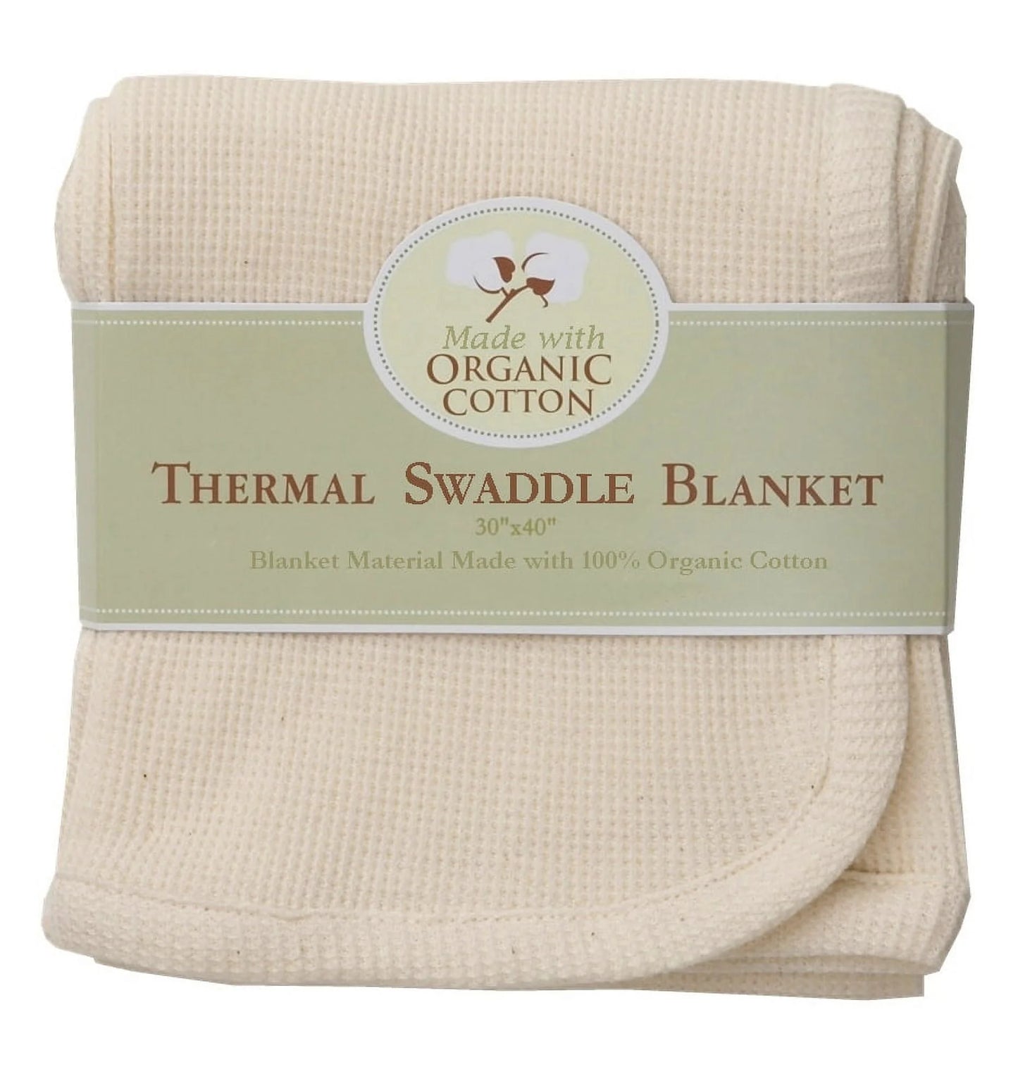 TL Care Natural Organic Cotton Thermal Swaddle Blanket