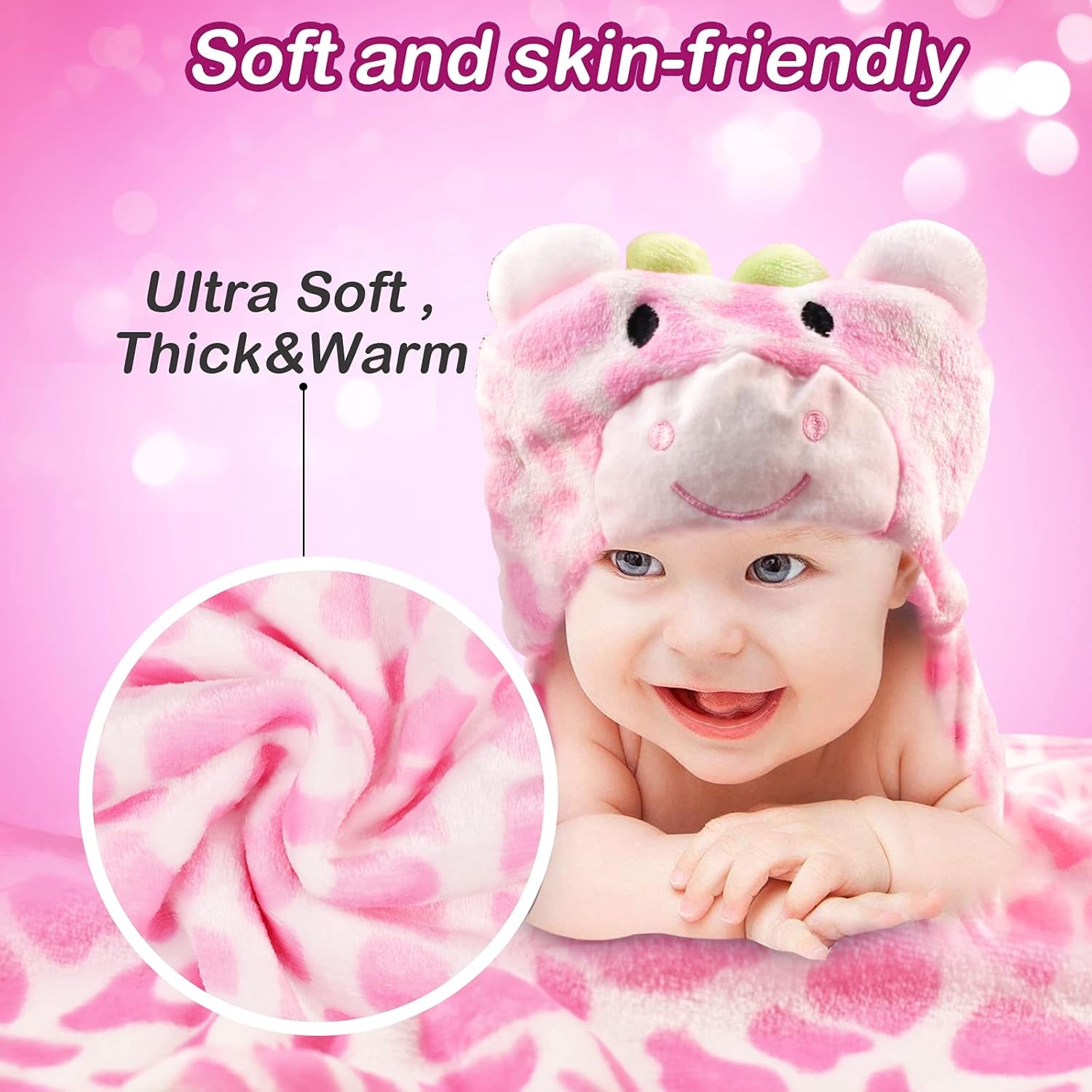 3 Pack Hooded Baby Bath Towel Set for Newborns Infants Hooded Towels Ultra Absorbent Soft Perfect Gifts for Boys Girls