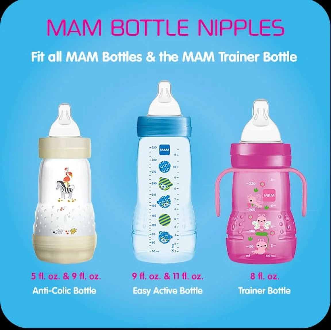 Size 1 Slow Flow Bottle Nipple, 0+ Months, 2 Pack