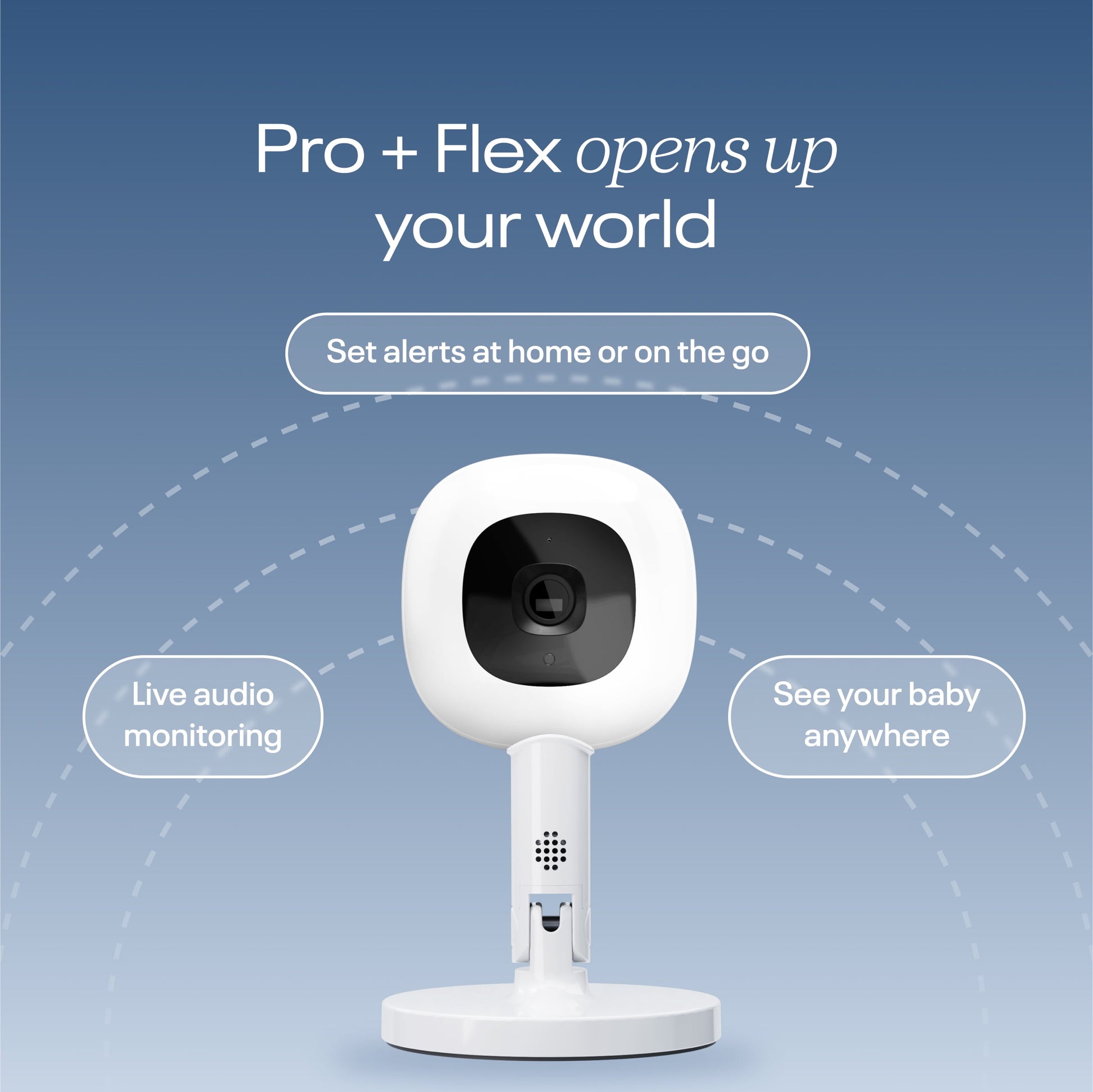 Pro Smart Baby Monitor and Flex Stand