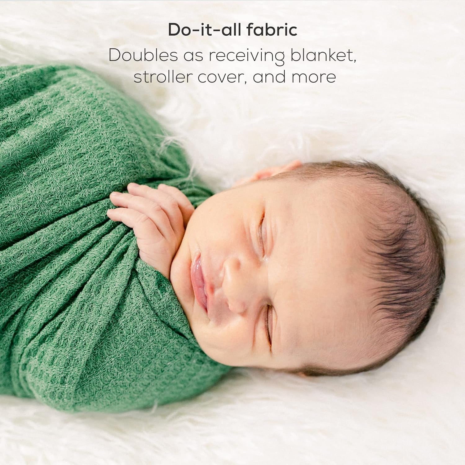 Newborn Photography Wraps, 3-Pack - 16" X 64" Soft Knit Baby Wrap Receiving Blankets - Newborn Photography Props Baby Blankets - Gender Neutral Baby Essentials (Green)