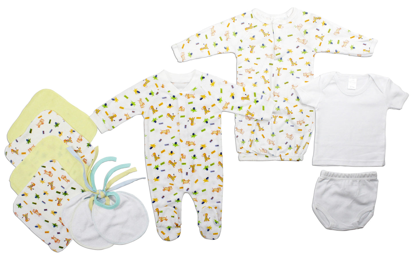 Unisex Newborn Baby 11 Pc Layette Baby Shower Gift Set LS_0131