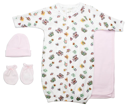 Girls 4 Piece Layette Set LS_0134