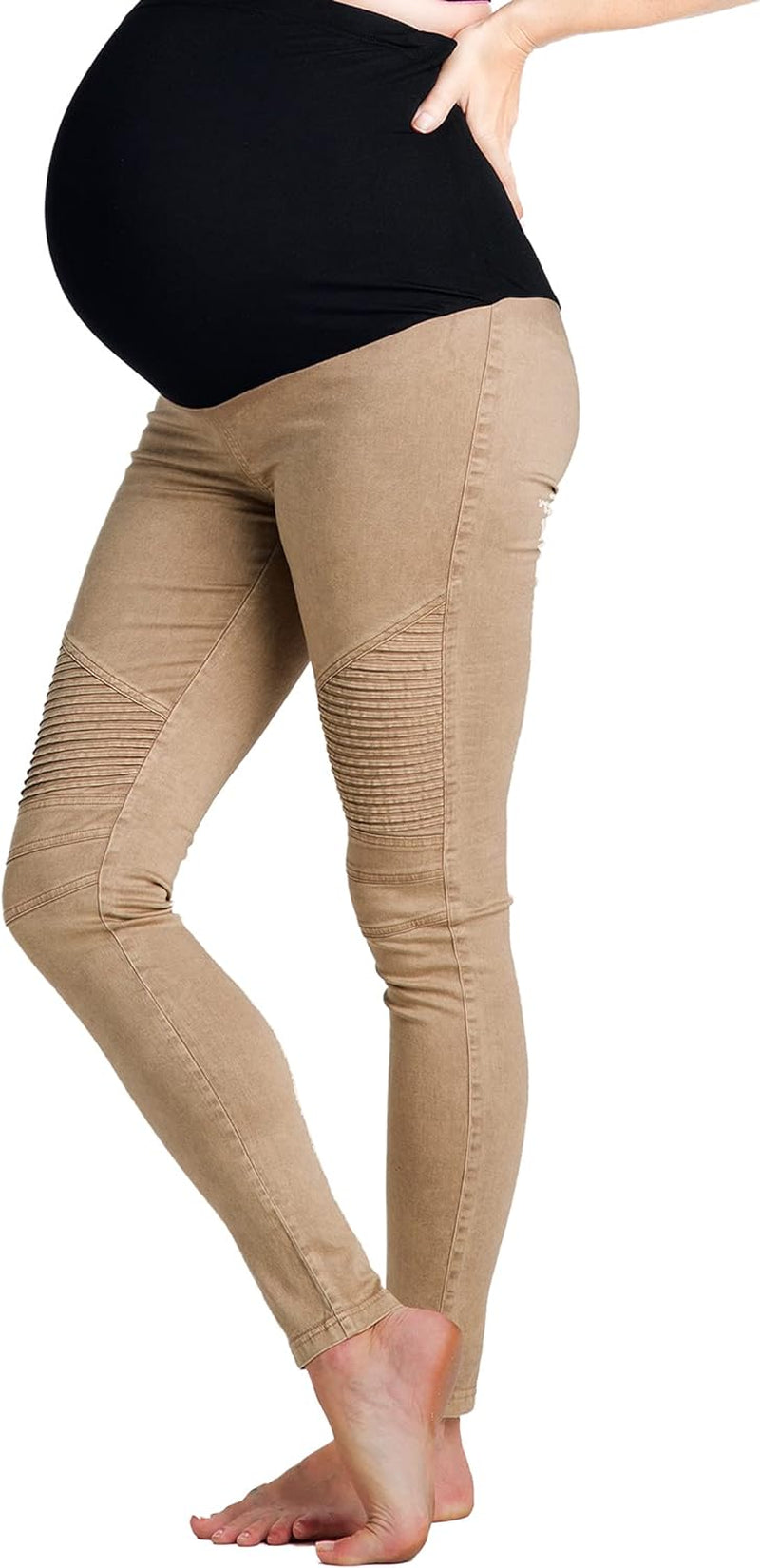 Moto Maternity Leggings