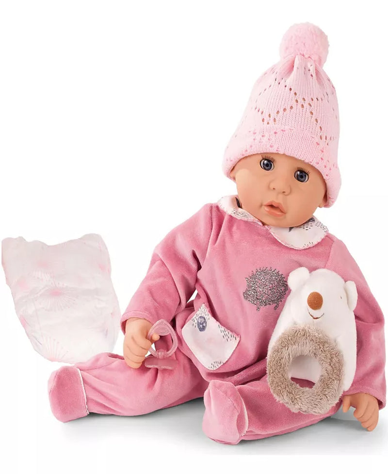 Cookie Hedgehog Soft Baby Doll in Pink