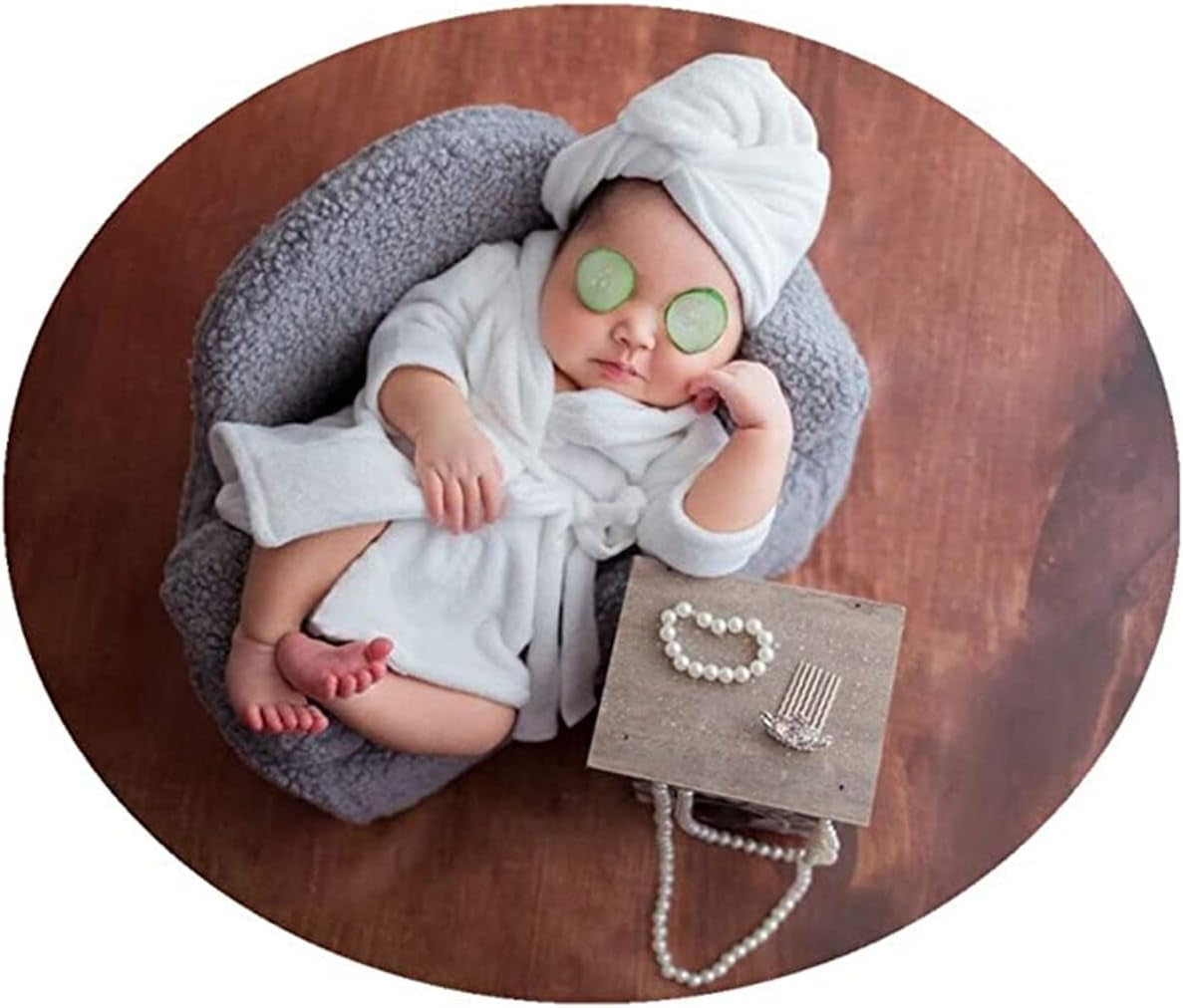 Newborn Baby Boys Girls Photography Photo Props Costume Bathrobes with Towel Outfits Sets