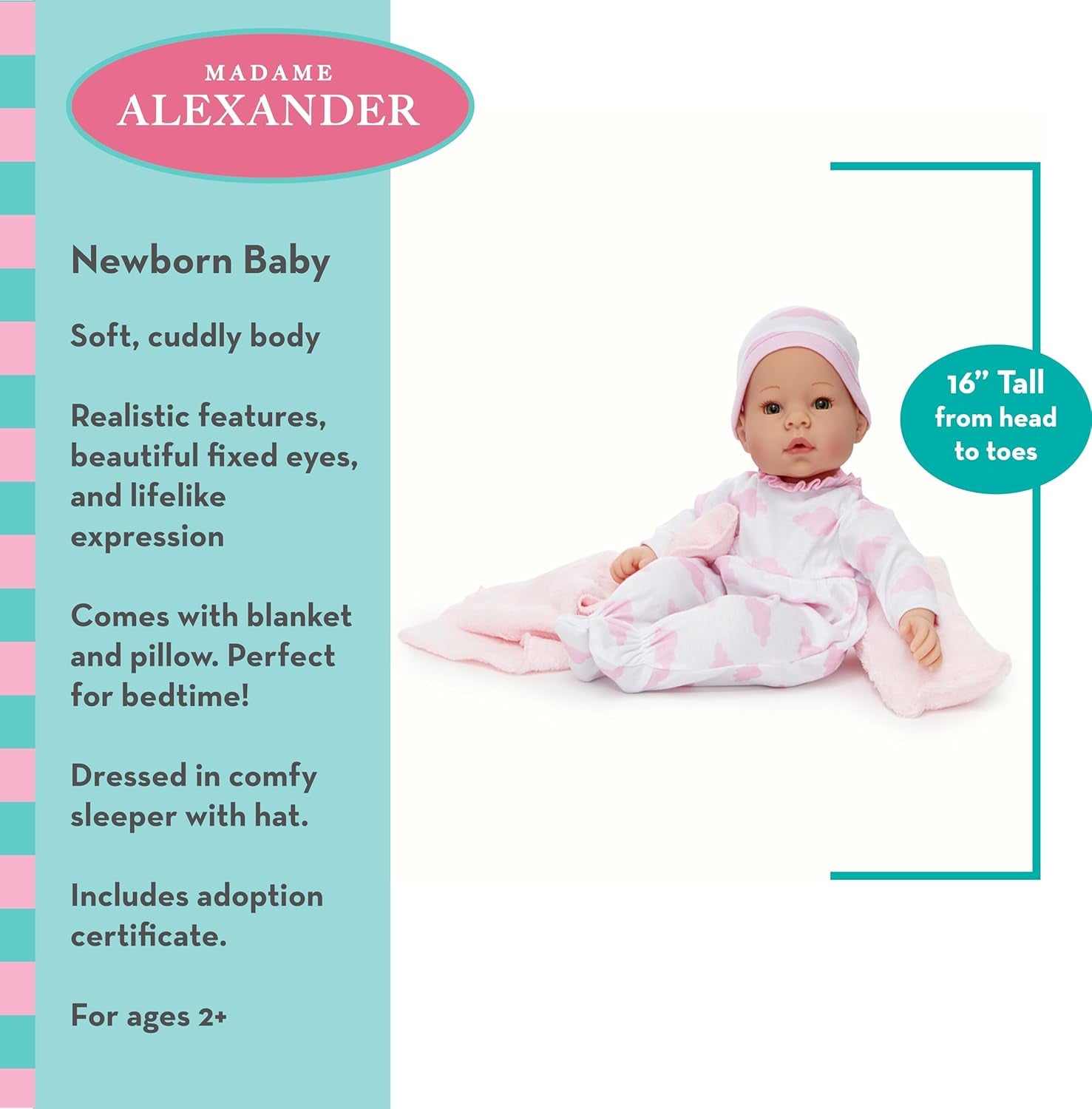 Middleton Newborn Baby Pink Cloud