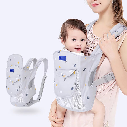 Baby Carrier,Baby Holder Carrier Ergonomic Infant Carrier Adjustable Baby Carrier,Lightweight & Breathable Baby Front and Back Carrier for Infants Toddlers Babies Girl and Boy (Grey)