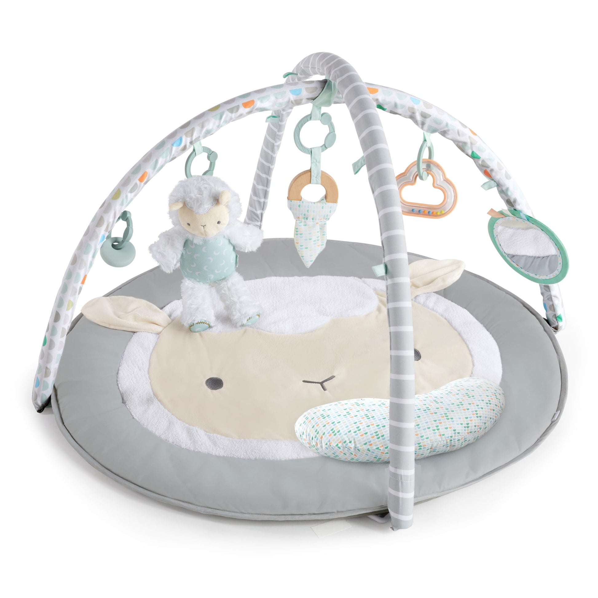 Sheppy’S Spot Ultra Plush Baby Activity Gym & Tummy Time Mat, Newborn and up - Corrie