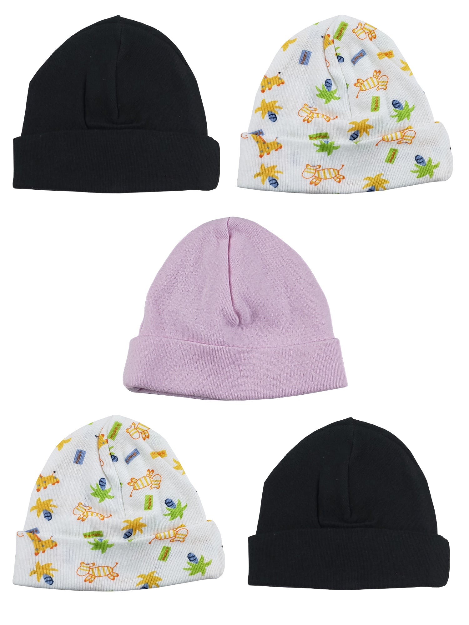 Girls Baby Cap (Pack of 5) LS_CAPS_GIRLS