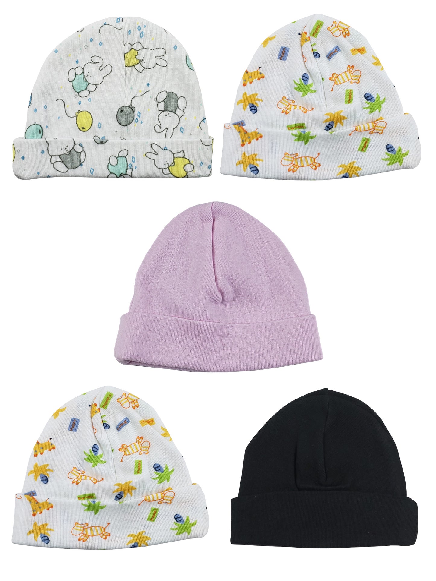 Girls Baby Cap (Pack of 5) LS_CAPS_GIRLS