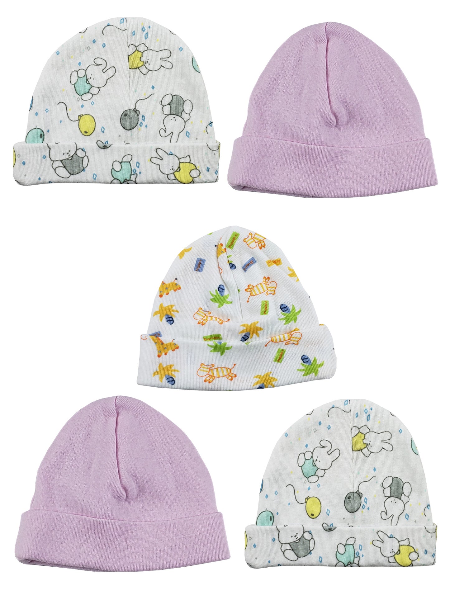 Girls Baby Cap (Pack of 5) LS_CAPS_GIRLS