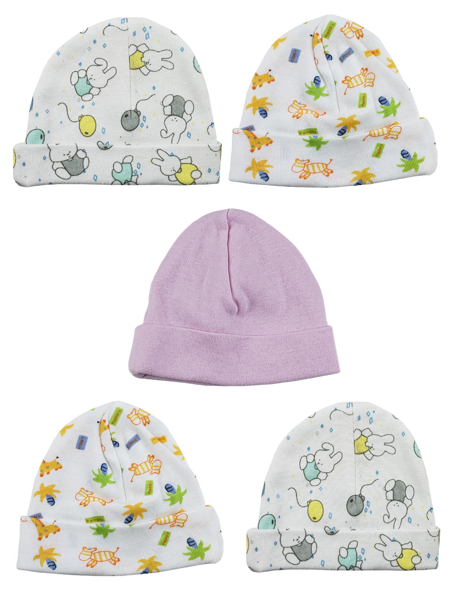 Girls Baby Cap (Pack of 5) LS_CAPS_GIRLS