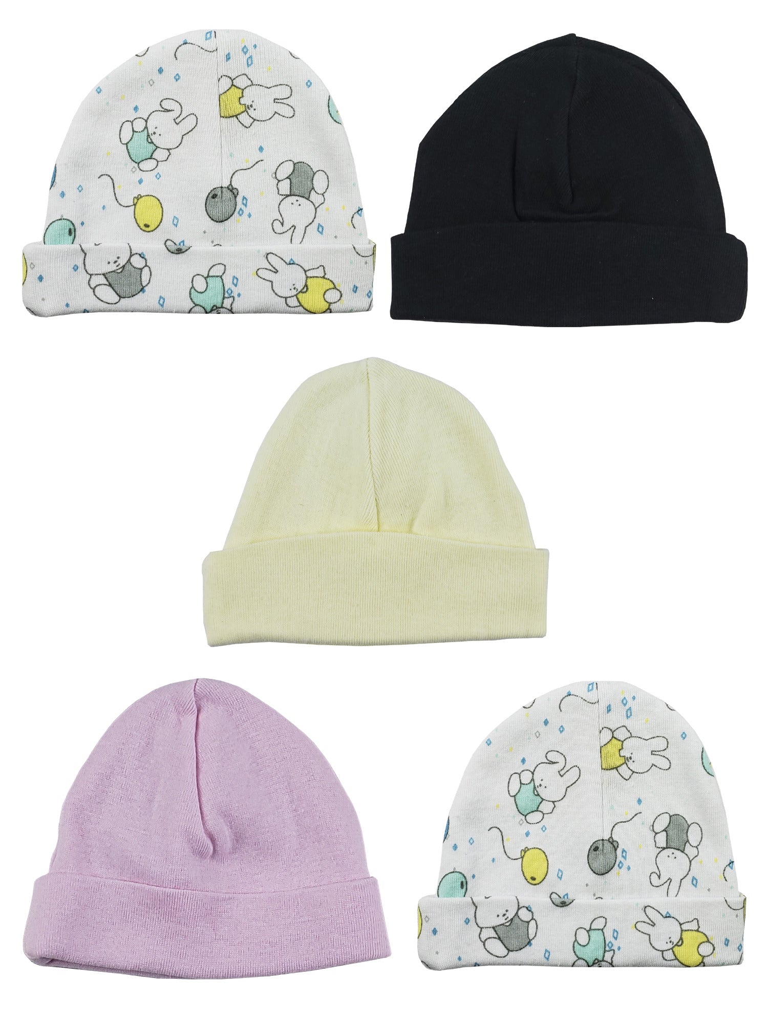 Girls Baby Cap (Pack of 5) LS_CAPS_GIRLS