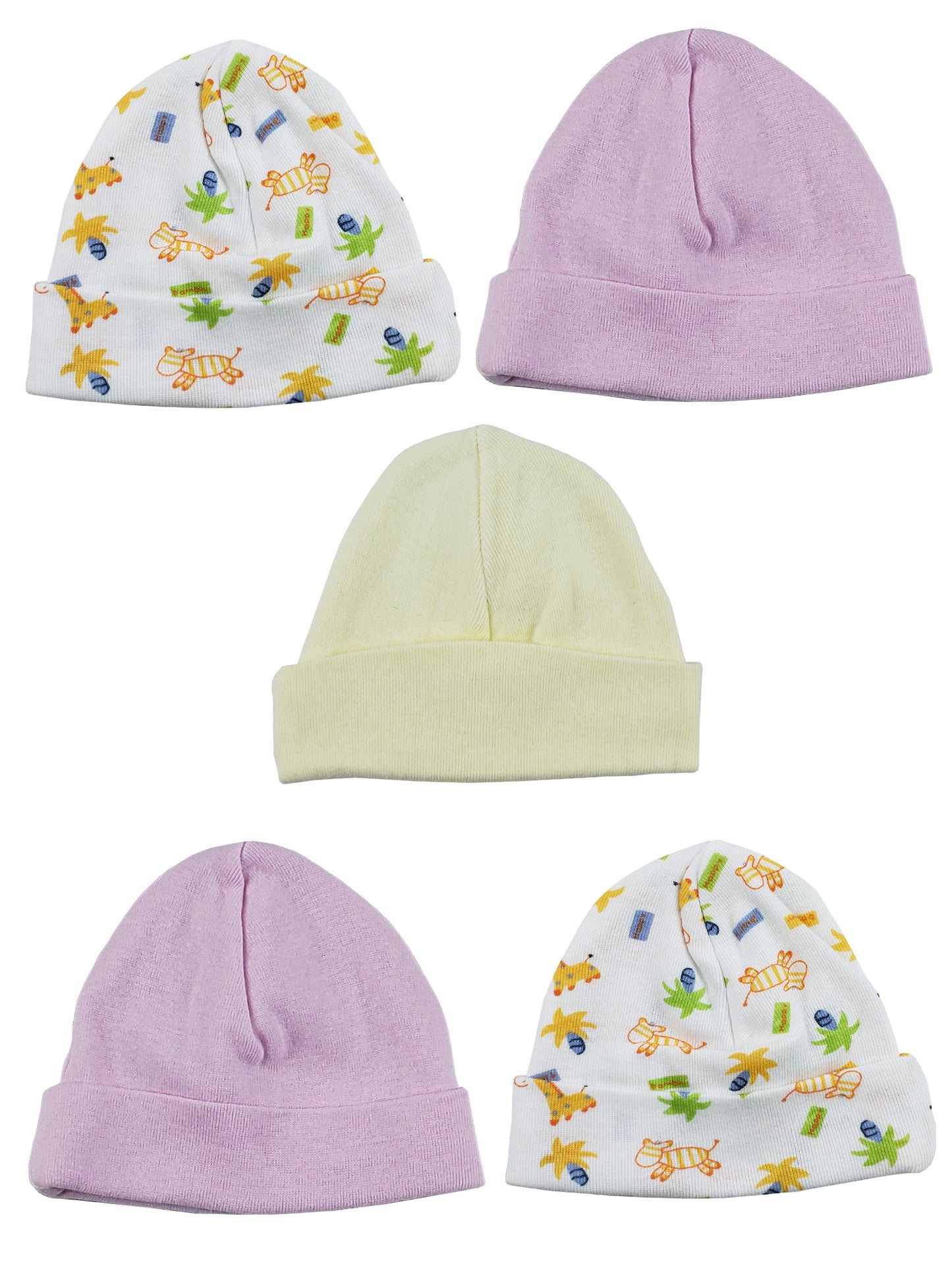 Girls Baby Cap (Pack of 5) LS_CAPS_GIRLS