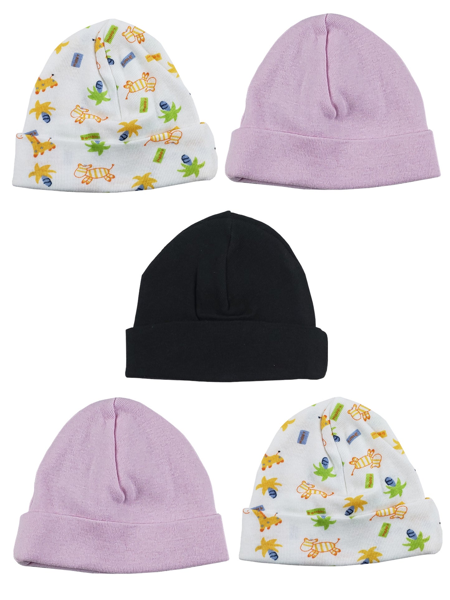 Girls Baby Cap (Pack of 5) LS_CAPS_GIRLS