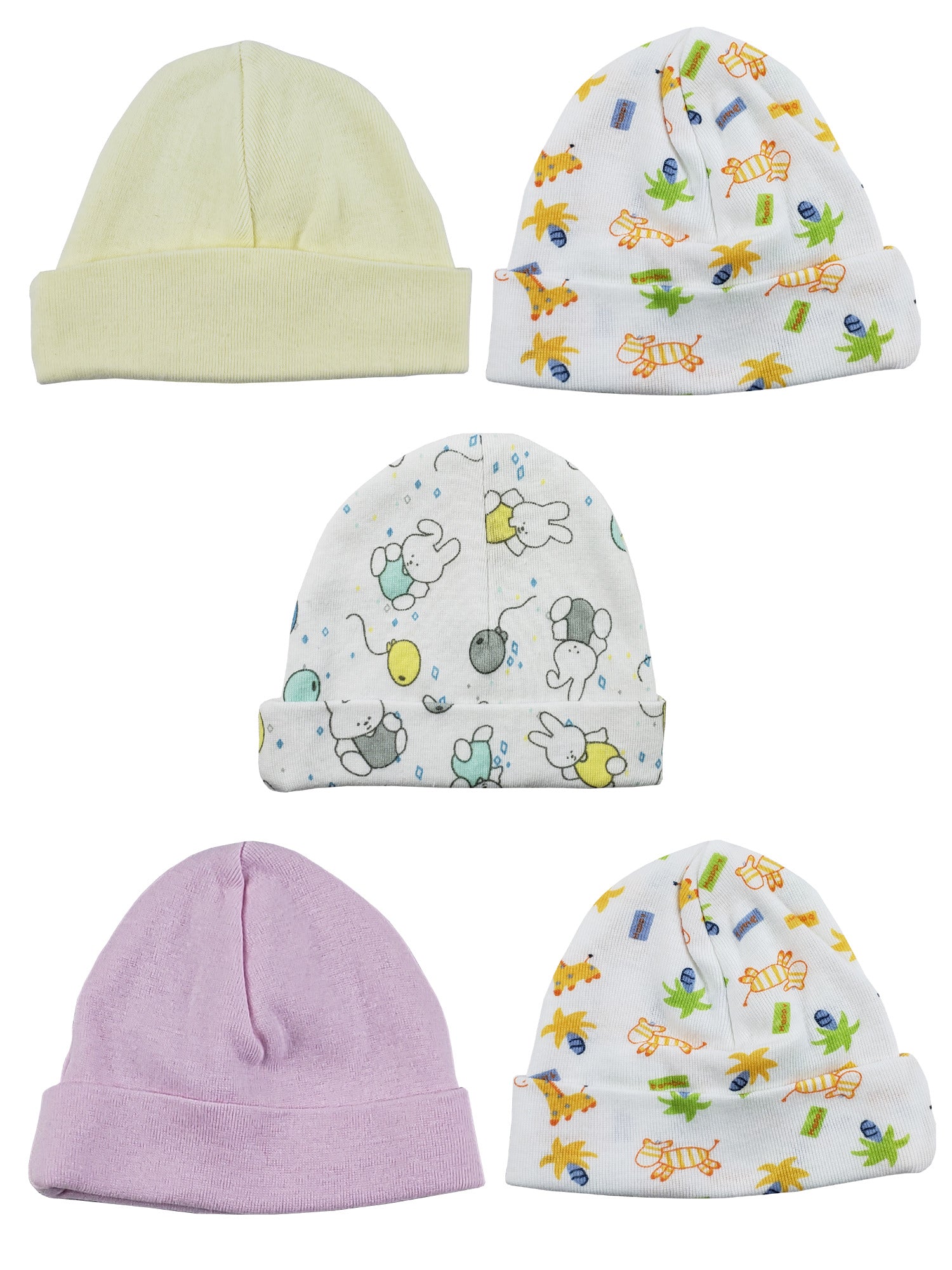 Girls Baby Cap (Pack of 5) LS_CAPS_GIRLS