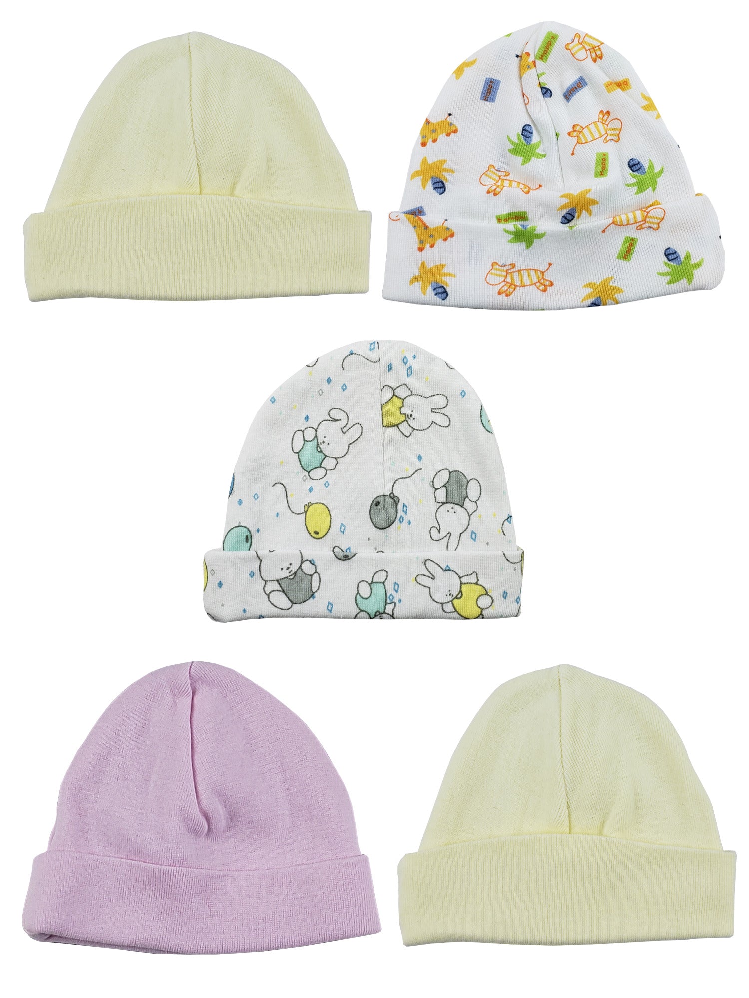 Girls Baby Cap (Pack of 5) LS_CAPS_GIRLS