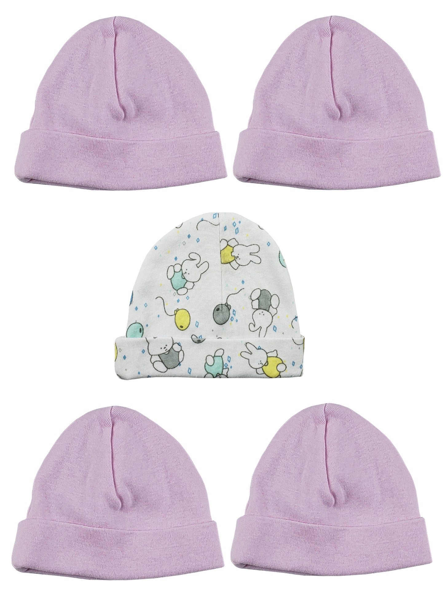 Girls Baby Cap (Pack of 5) LS_CAPS_GIRLS