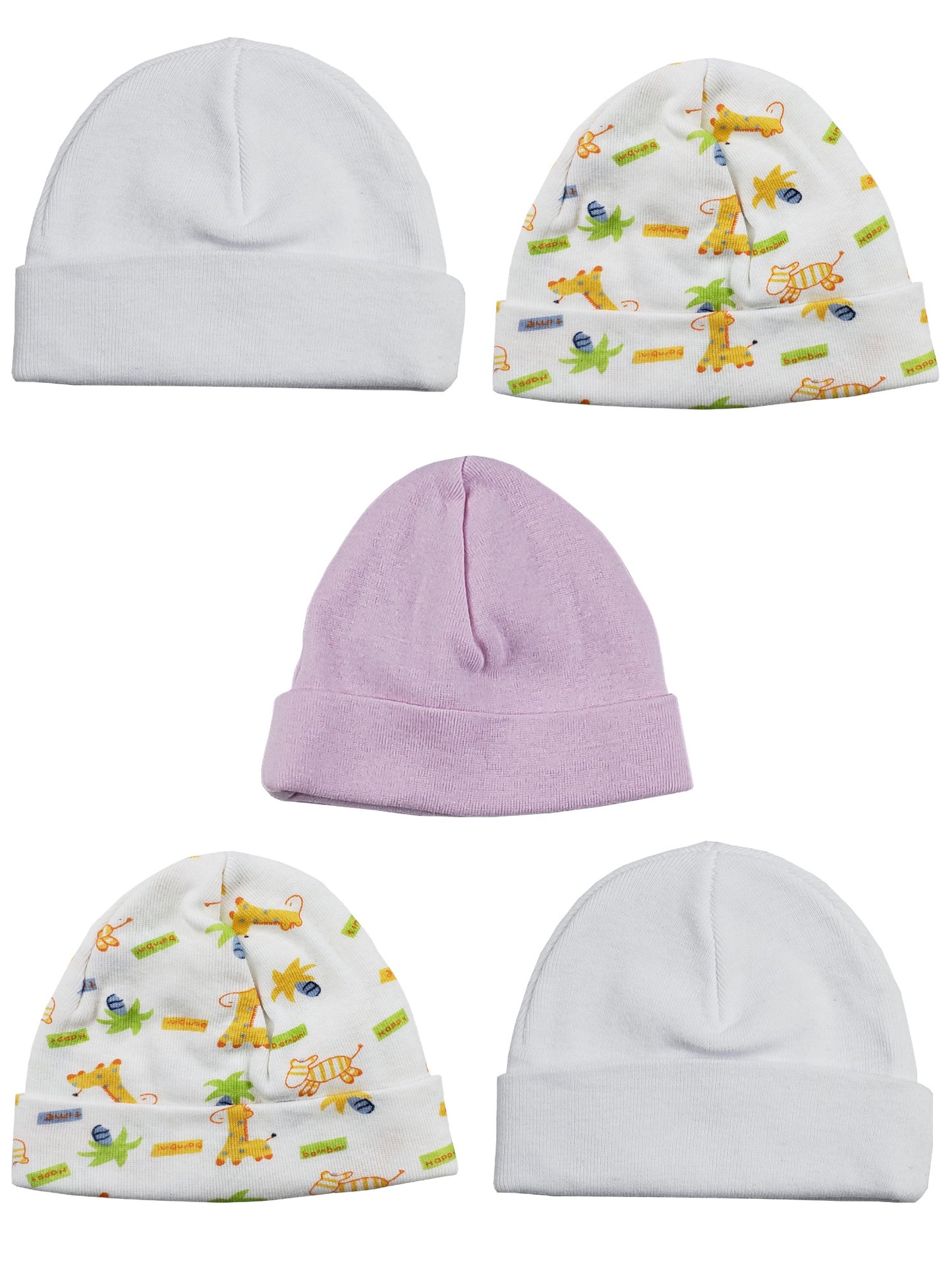 Girls Baby Cap (Pack of 5) LS_CAPS_GIRLS