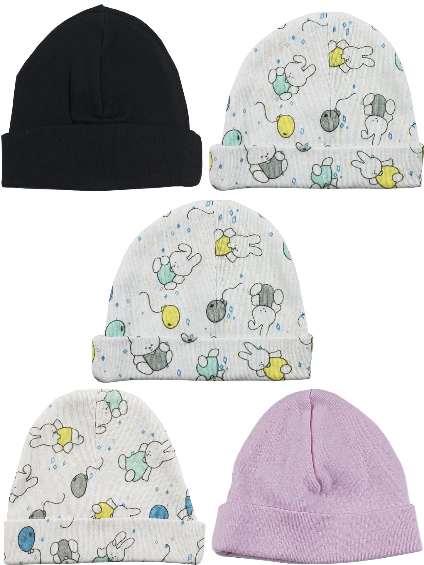 Girls Baby Cap (Pack of 5) LS_CAPS_GIRLS