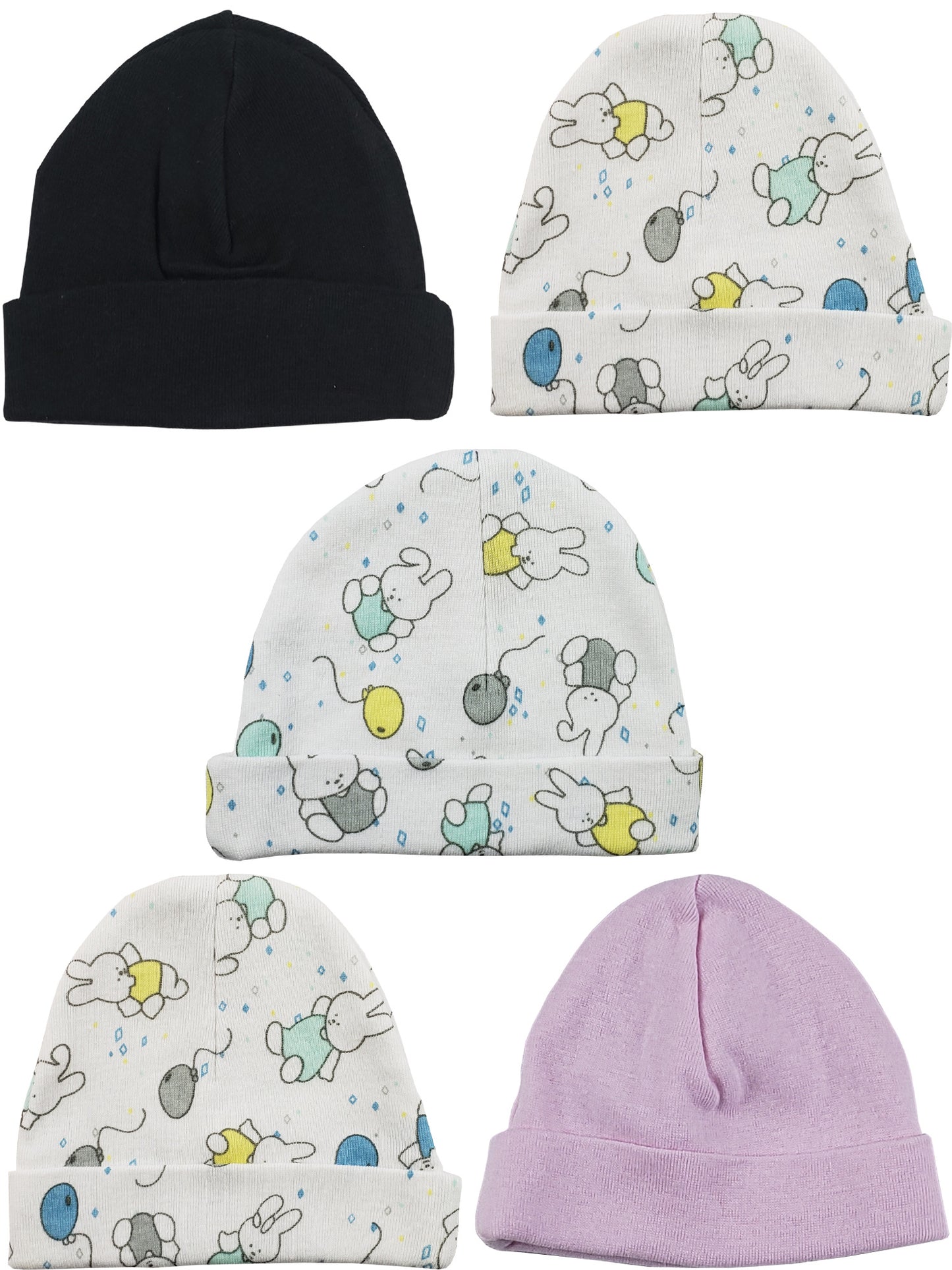 Girls Baby Cap (Pack of 5) LS_CAPS_GIRLS