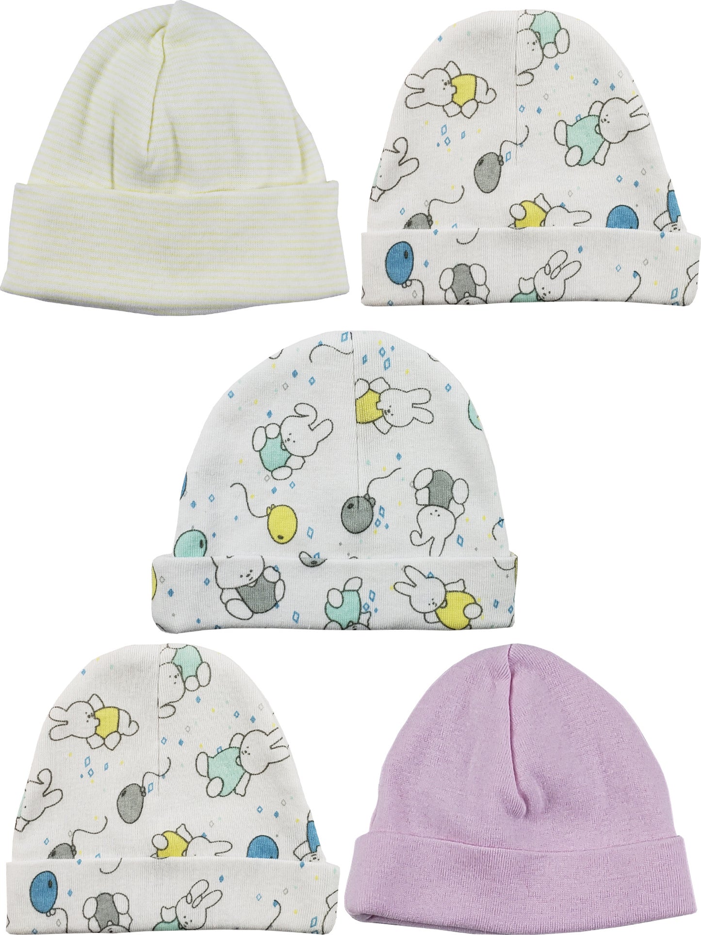 Girls Baby Cap (Pack of 5) LS_CAPS_GIRLS