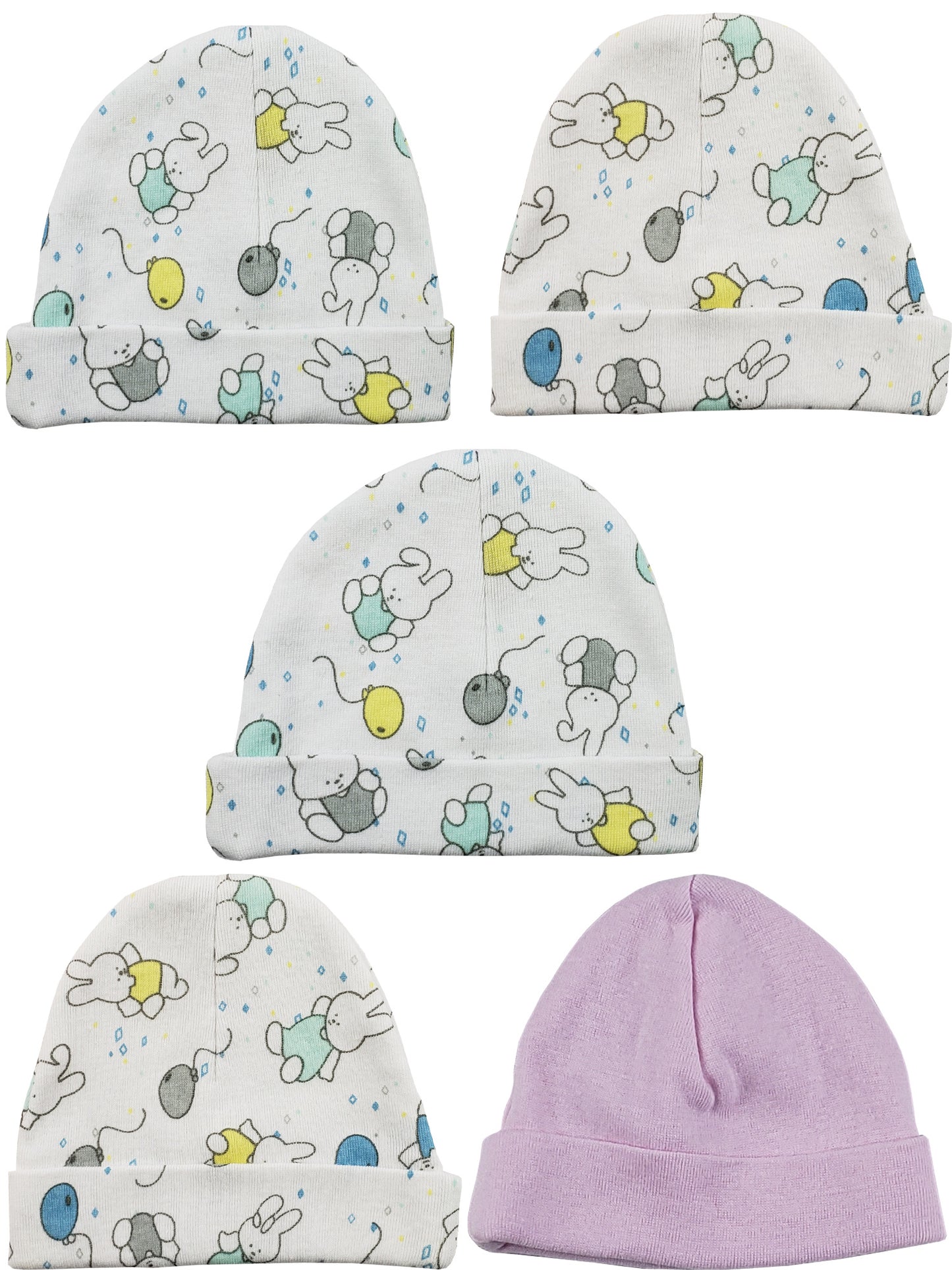 Girls Baby Cap (Pack of 5) LS_CAPS_GIRLS