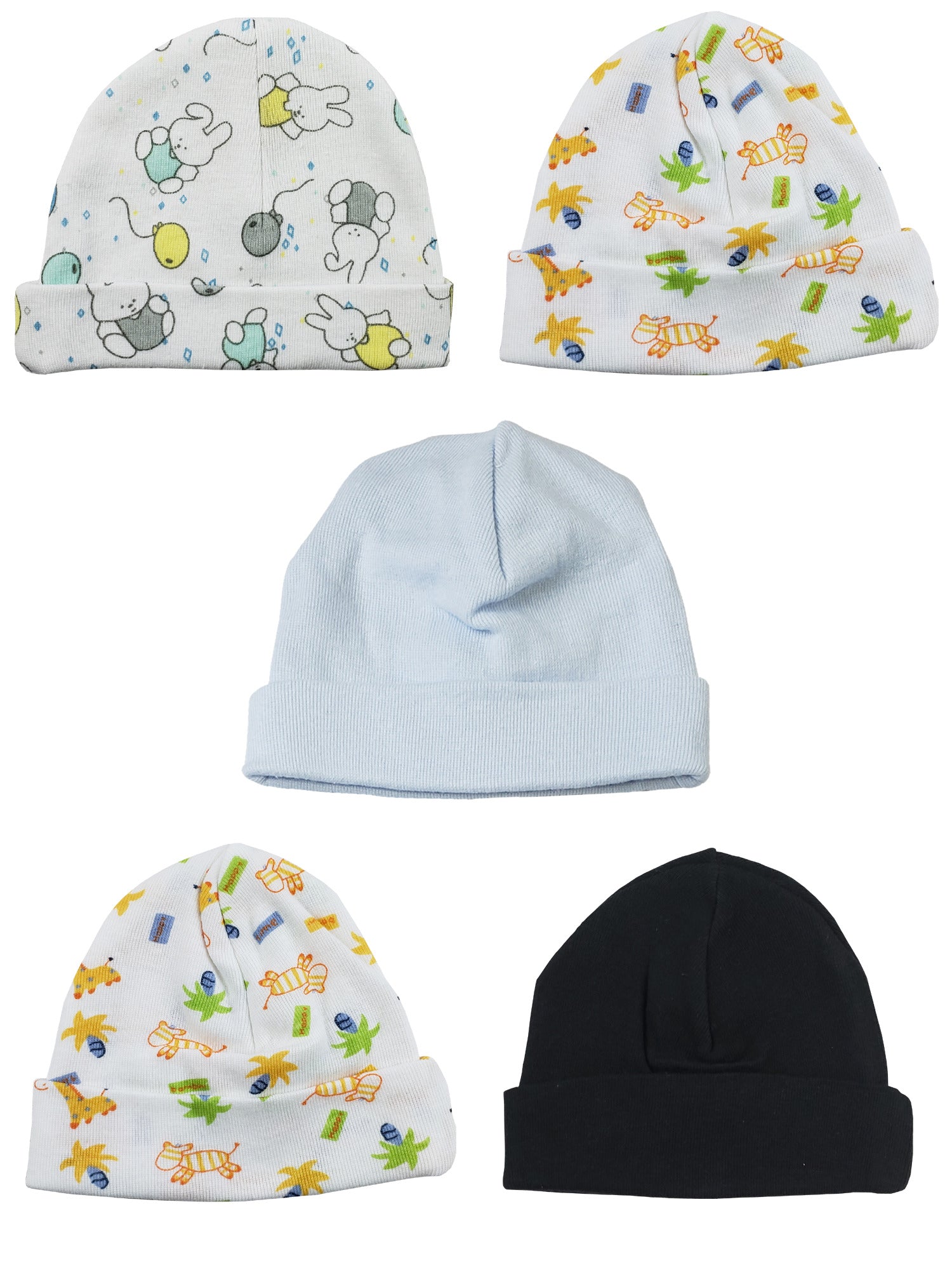 Boys Baby Caps (Pack of 5) LS_CAPS_BOYS