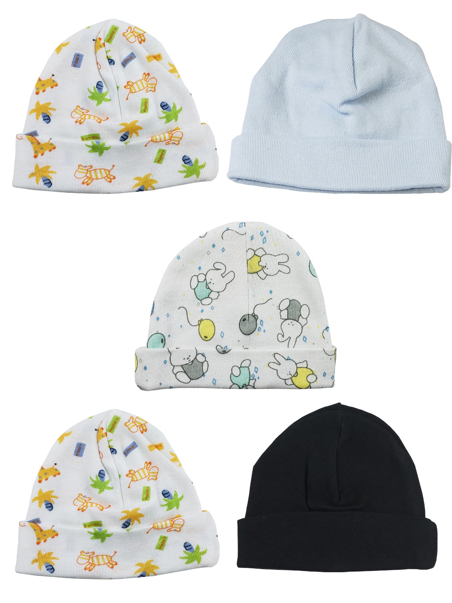 Boys Baby Caps (Pack of 5) LS_CAPS_BOYS