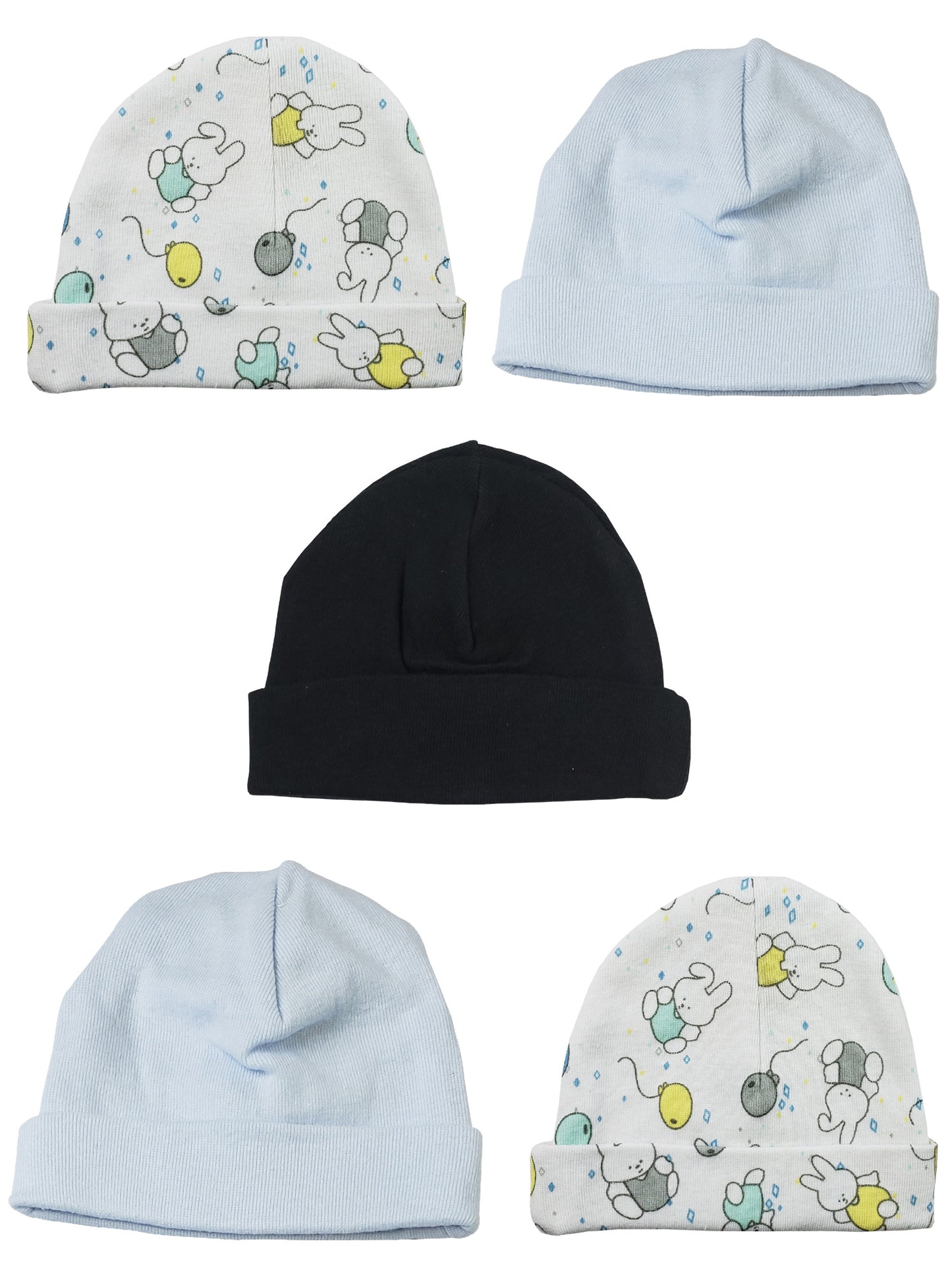 Boys Baby Caps (Pack of 5) LS_CAPS_BOYS