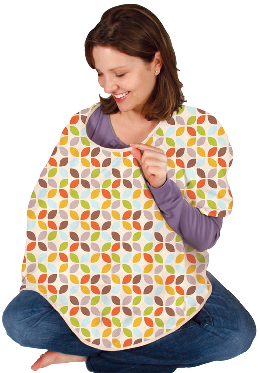 Cuddle-U Mother Cover Nursing Cover, Leaf Cluster Multi