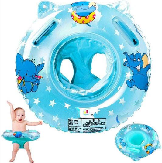 Baby Swimming Float, Inflatable Swimming Ring with Float Seat for 6 Months-6 Years Children