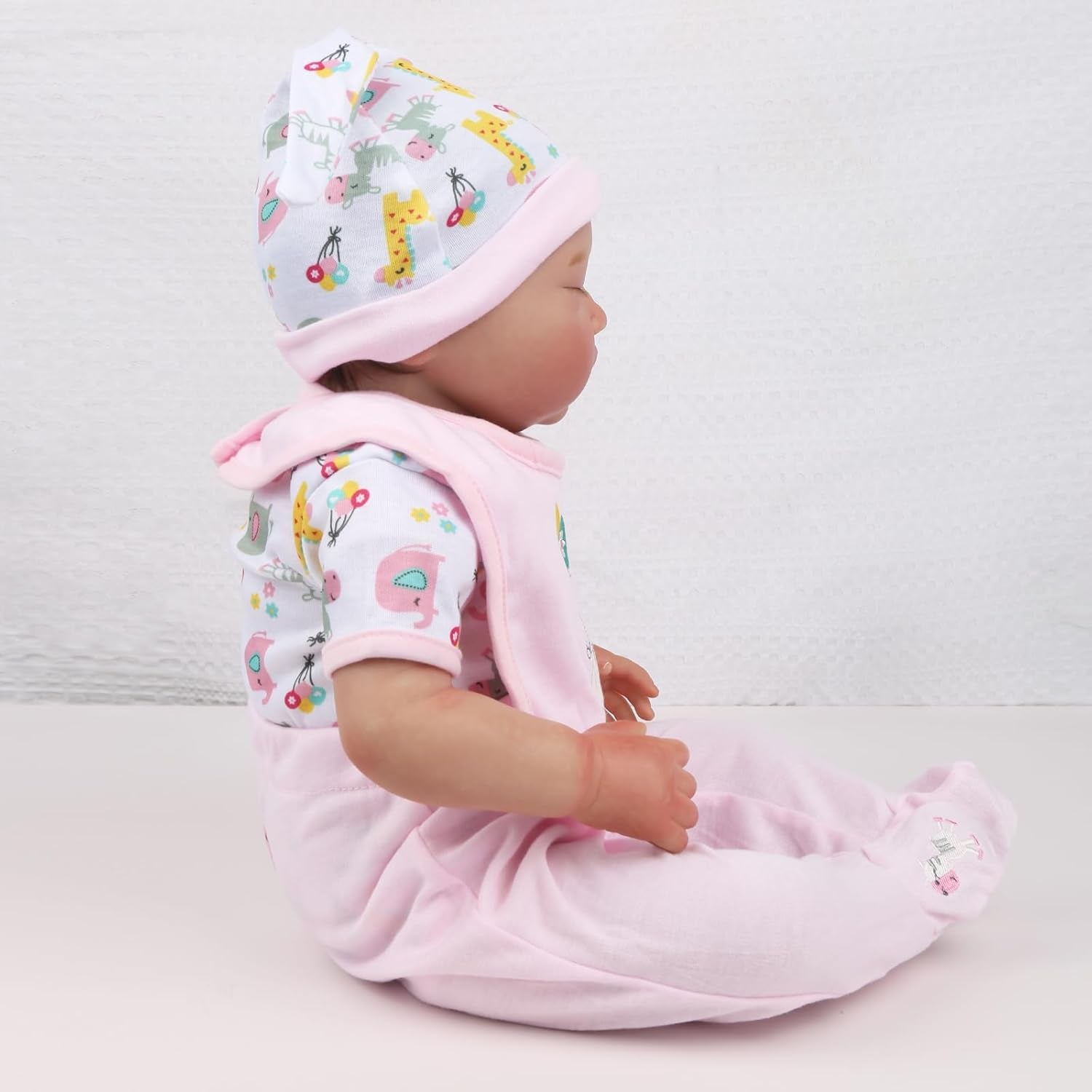 Reborn Baby Doll Clothes 22 Inch for 20-22 Inch Reborn Doll 2 Pack Pink&Gray Reborn Baby Dolls Outfits Reborn Baby Clothing Baby Sets Accessories