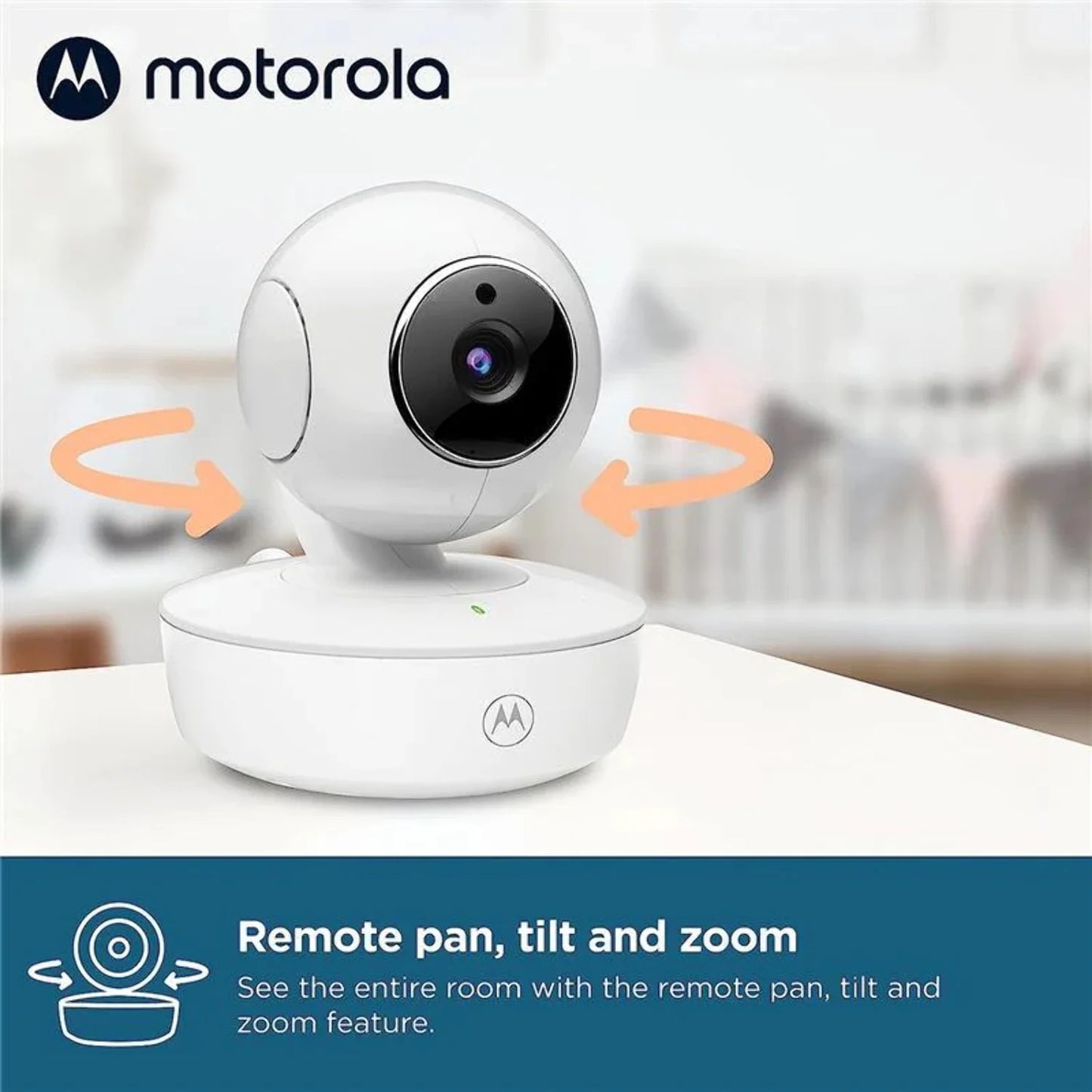 - 5.0” HD Video Baby Monitor with Touch Screen