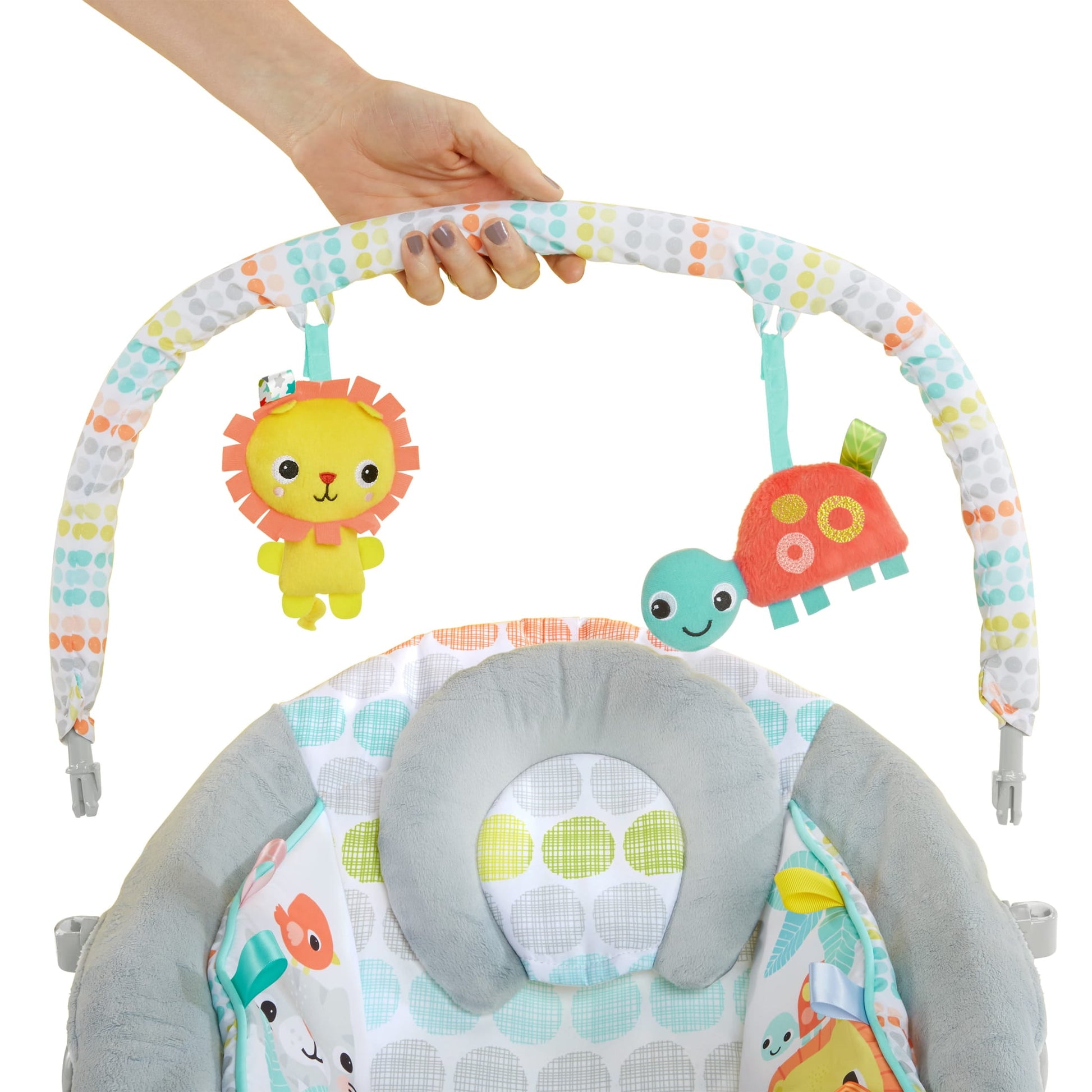 Whimsical Wild Vibrating Baby Bouncer Seat and Rocker