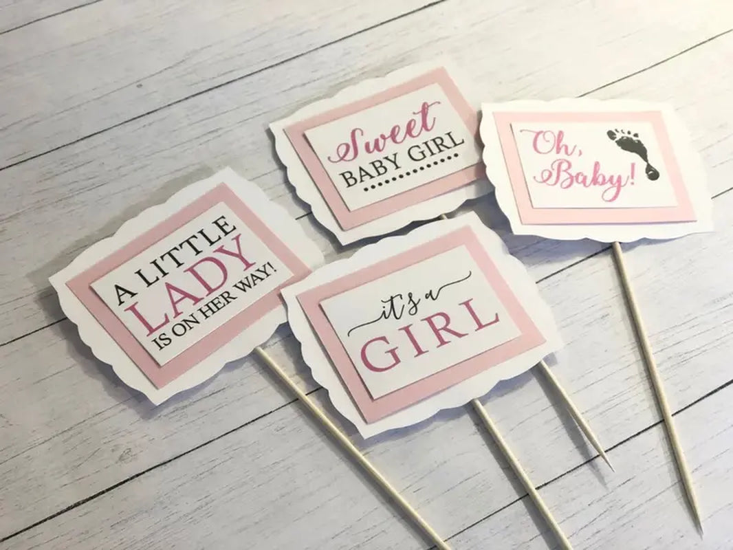 Baby Girl Baby Shower Decorations, Baby Shower Table Decor, Baby Shower Centerpieces